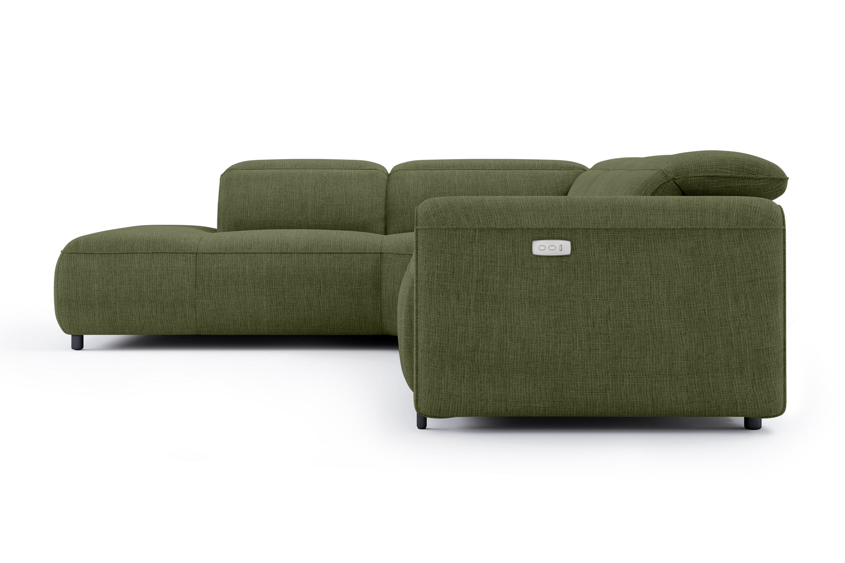 Octavia Fabric Reclining Corner Sectional Cloud Sofa