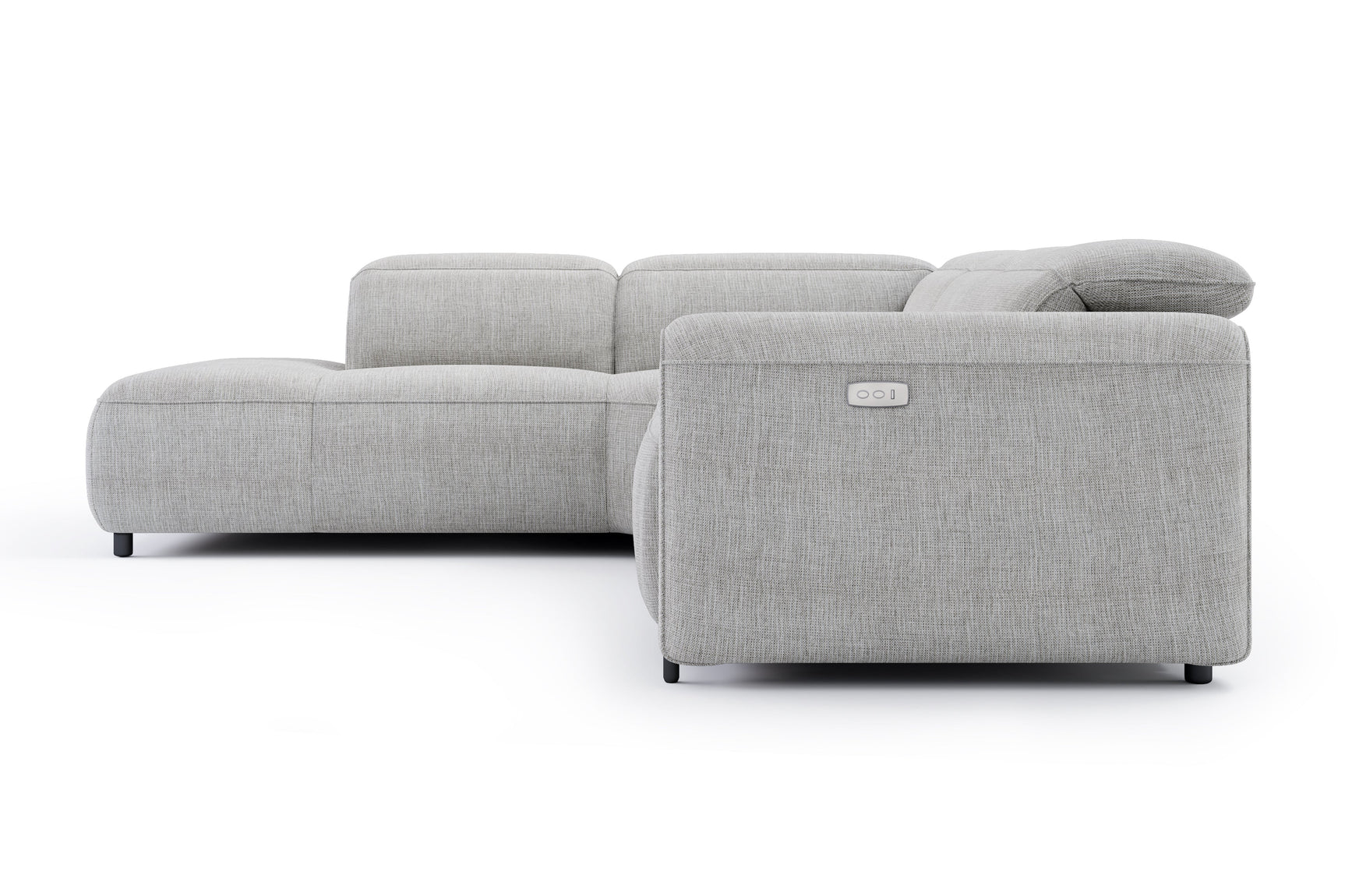 Octavia Fabric Reclining Corner Sectional Cloud Sofa