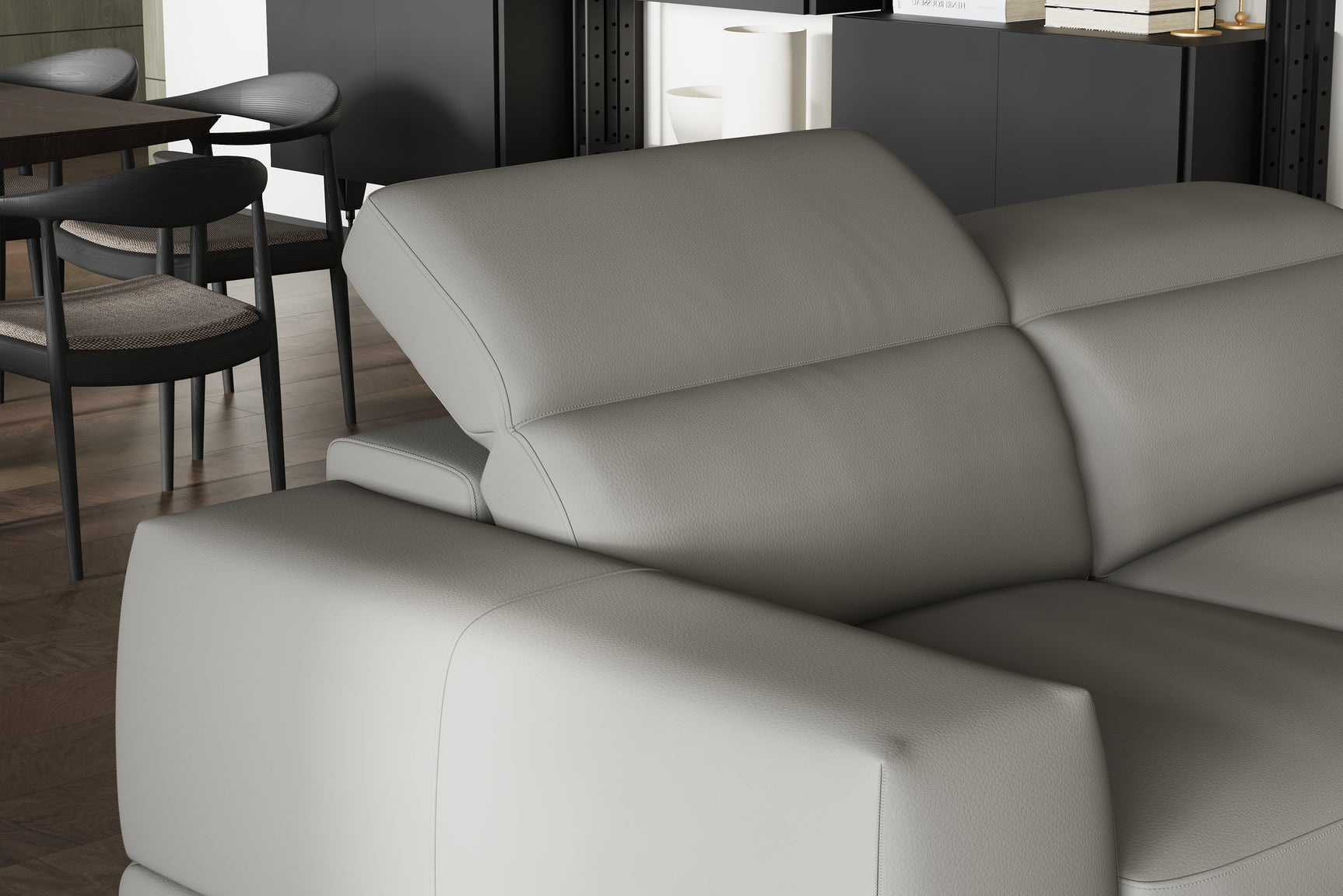 Valletta Leather Sectional Sofa