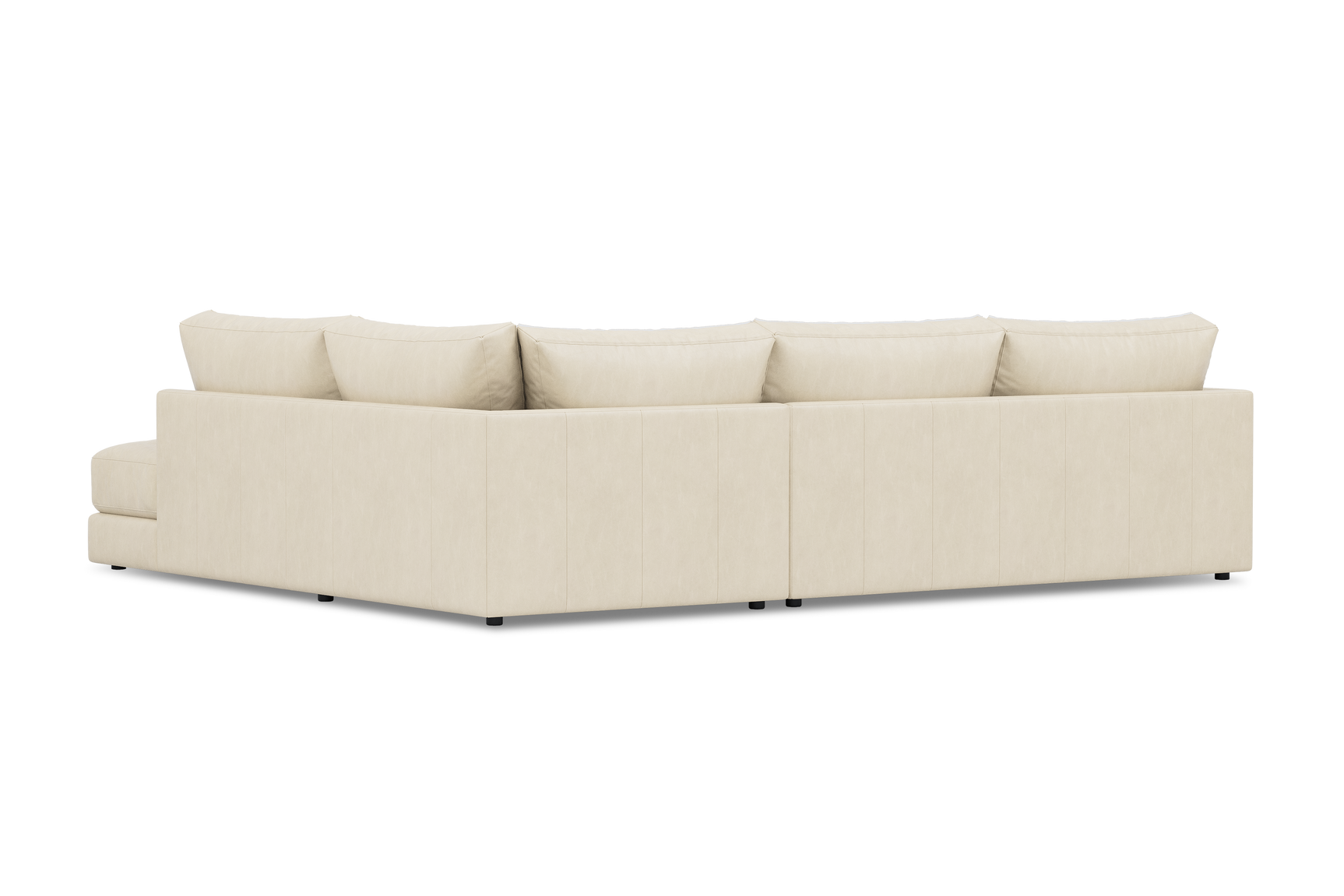 Serena Leather Sectional Sofa