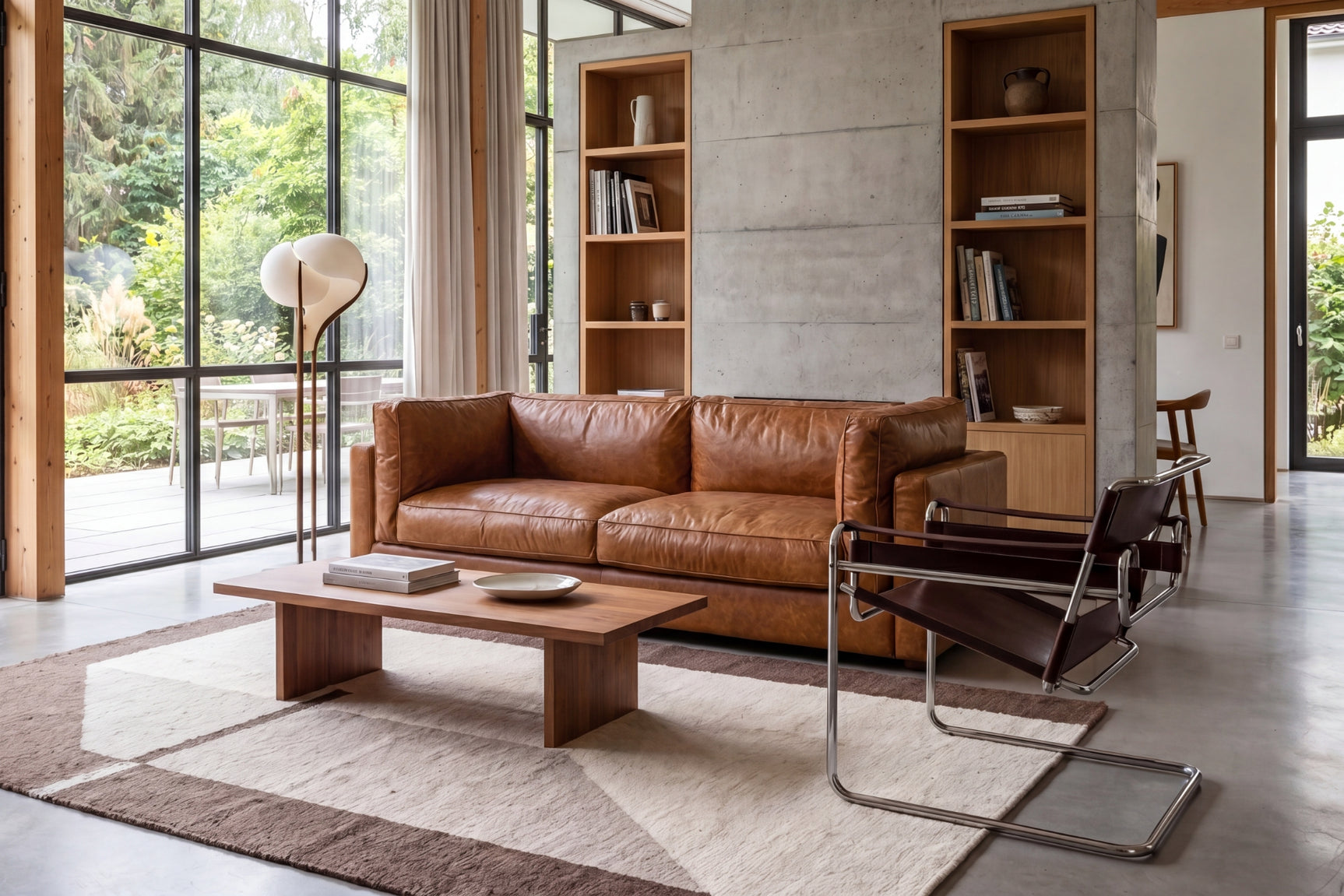 Calvera Leather Sofa