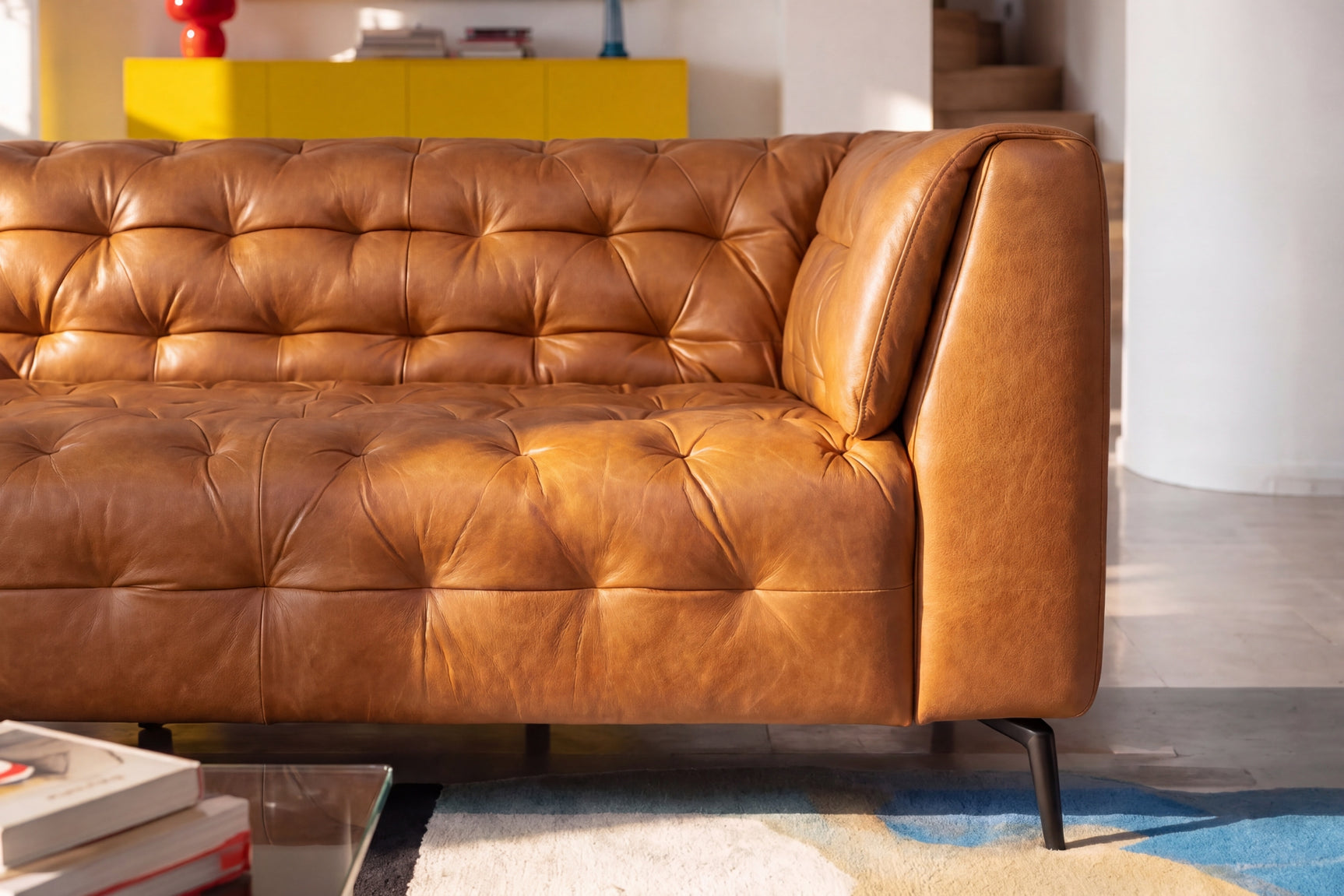 Rhea Leather Sofa