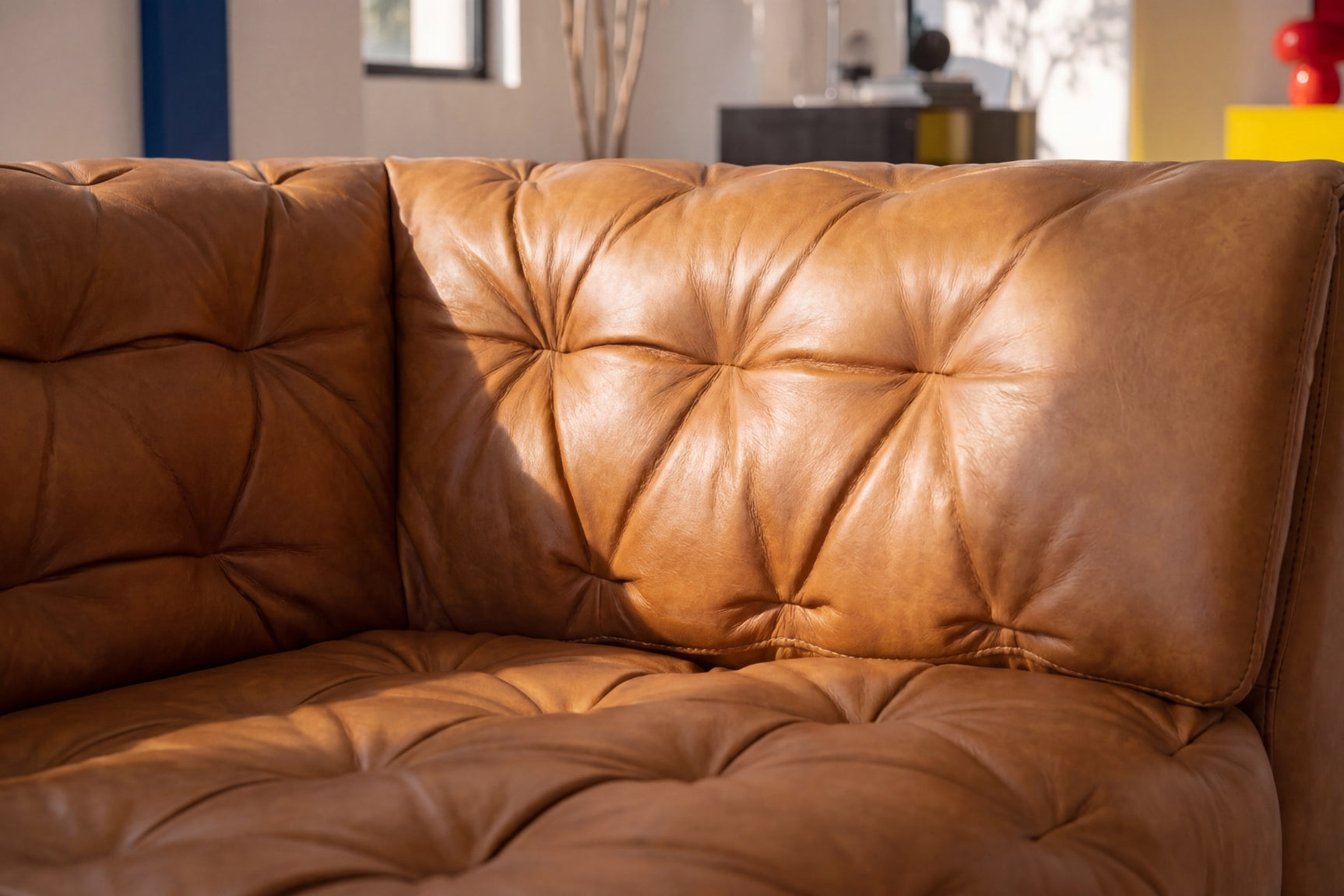 Rhea Leather Sofa