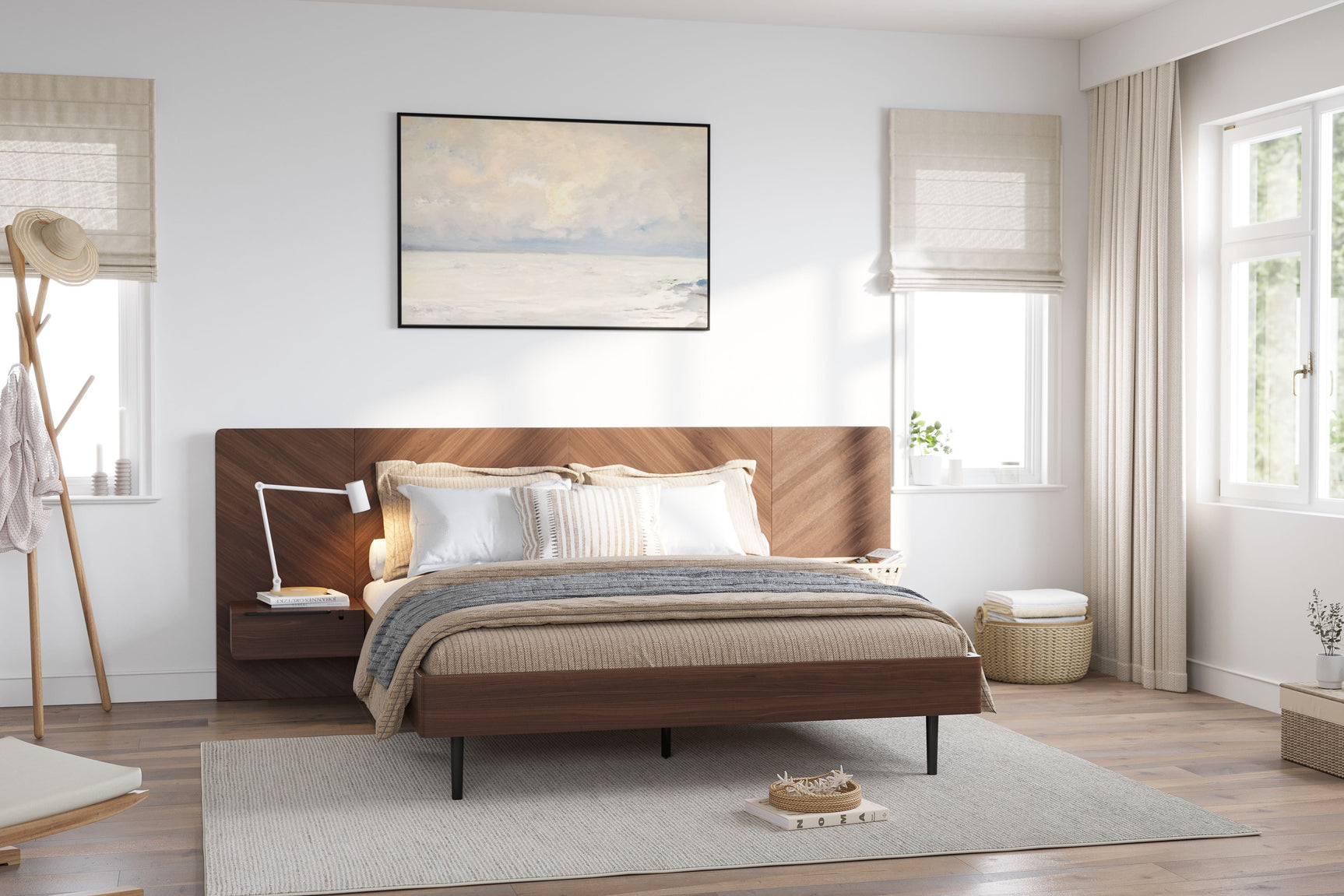 Ava Wood Bed Frame