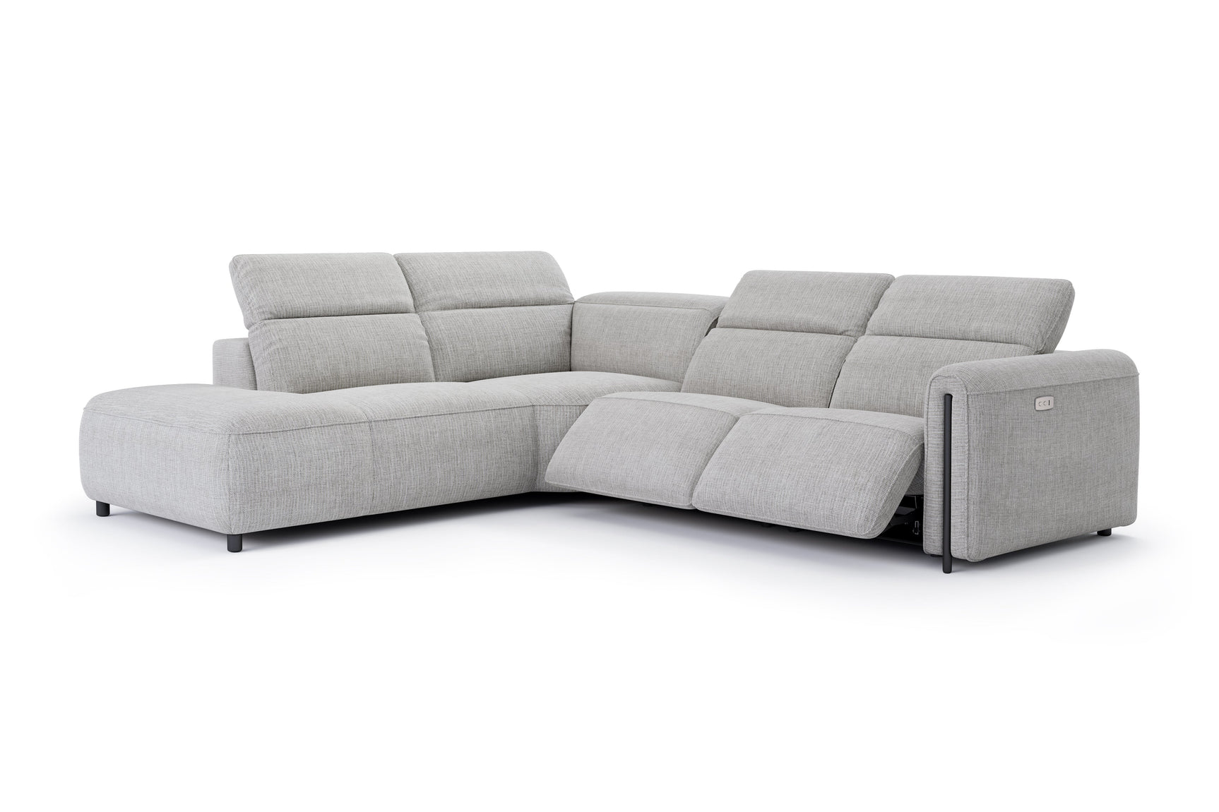 Octavia Fabric Reclining Corner Sectional Cloud Sofa