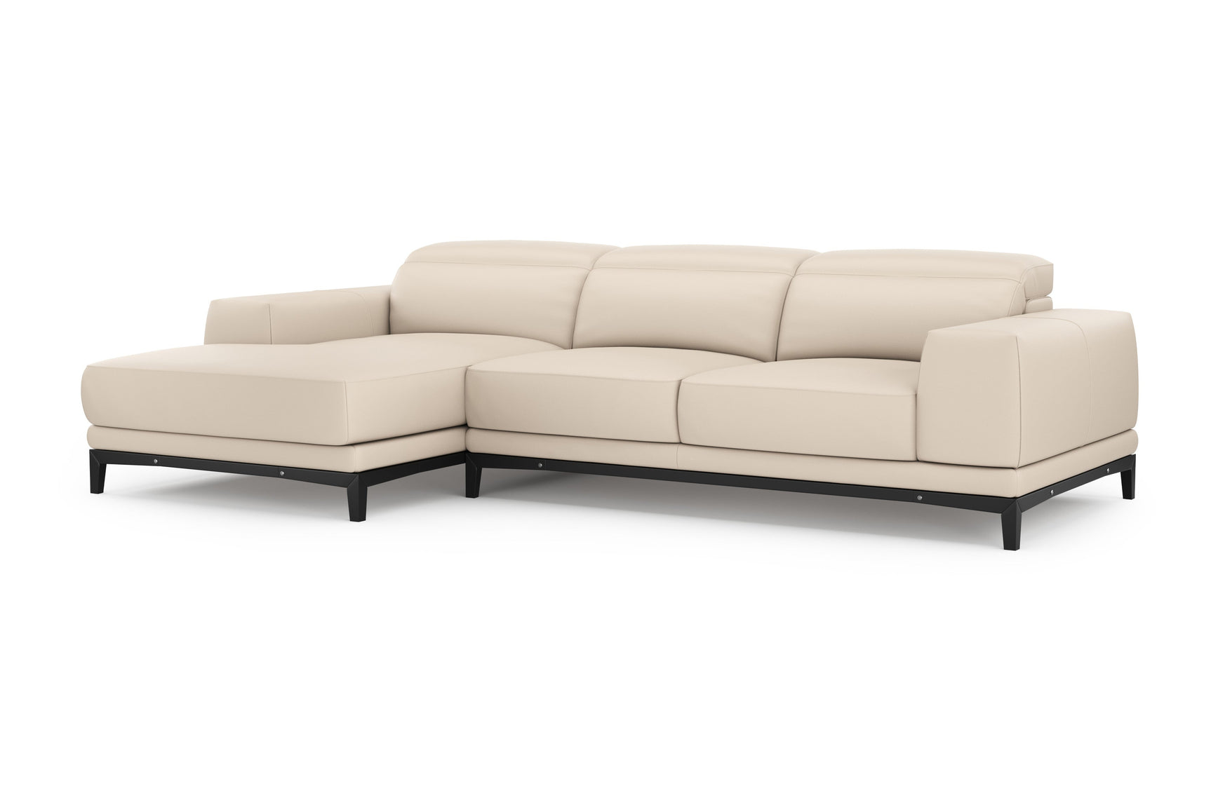 Valletta Leather Sectional Sofa