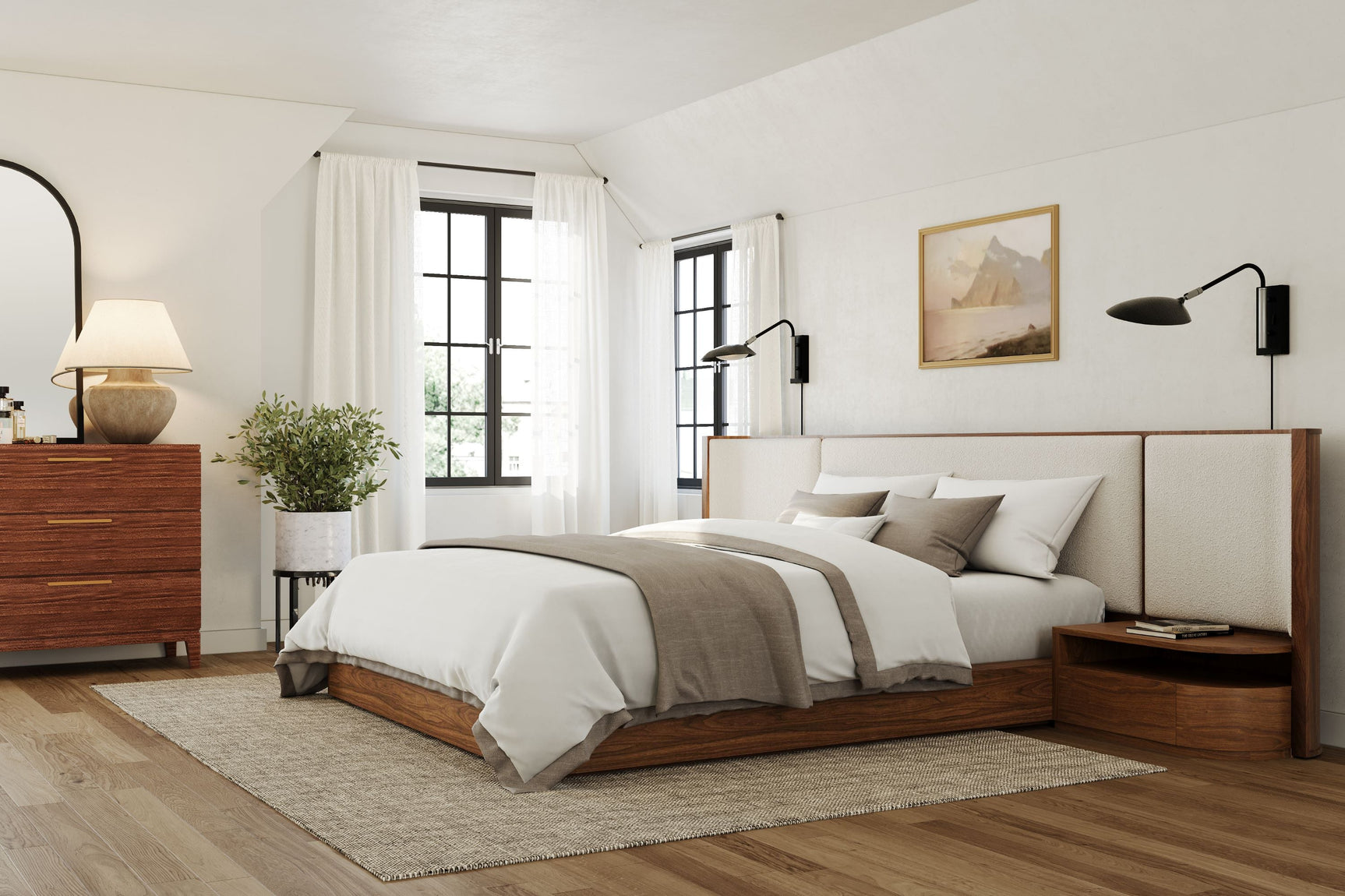 Gianna Wood Bed Frame