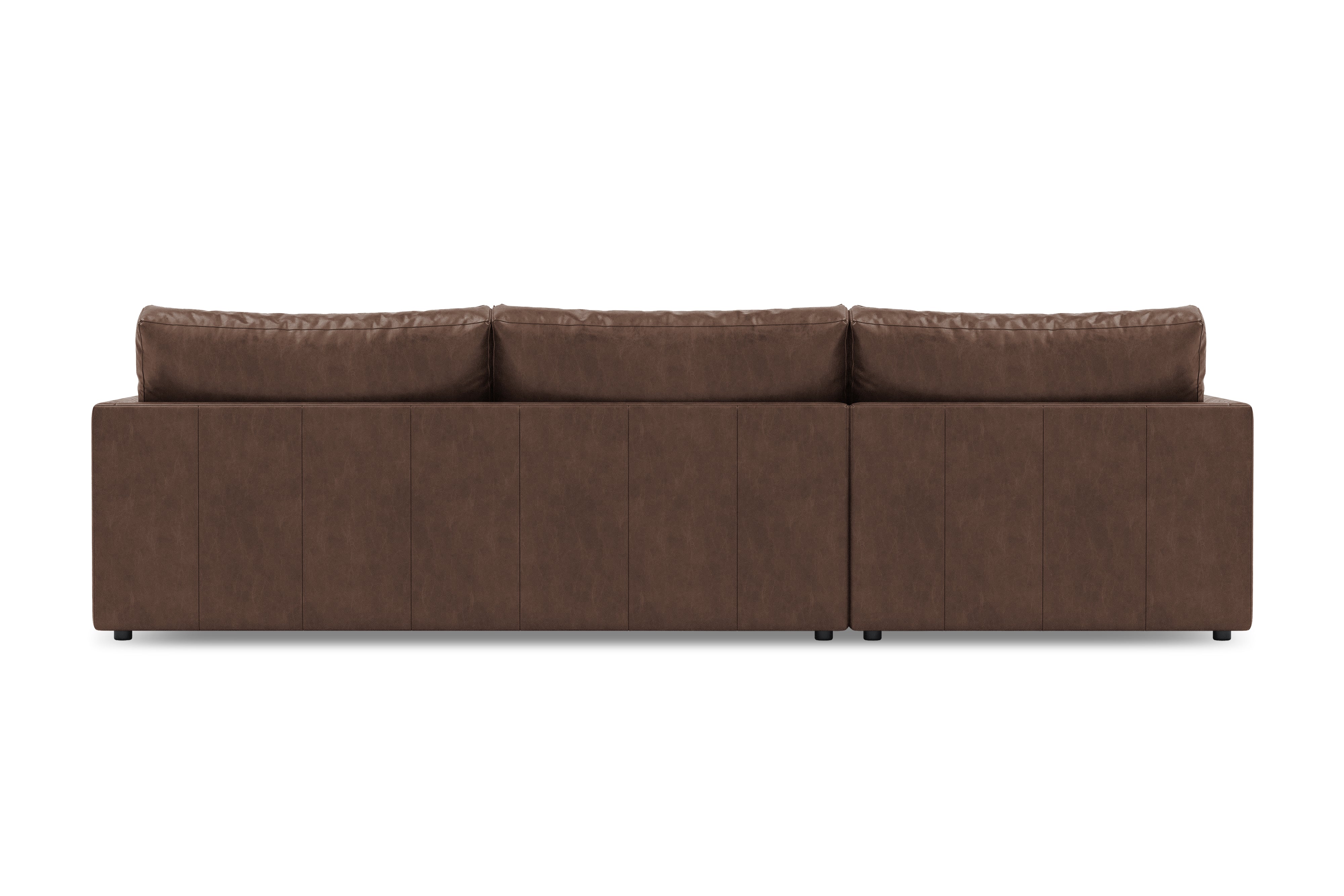 Serena Leather Sectional Sofa