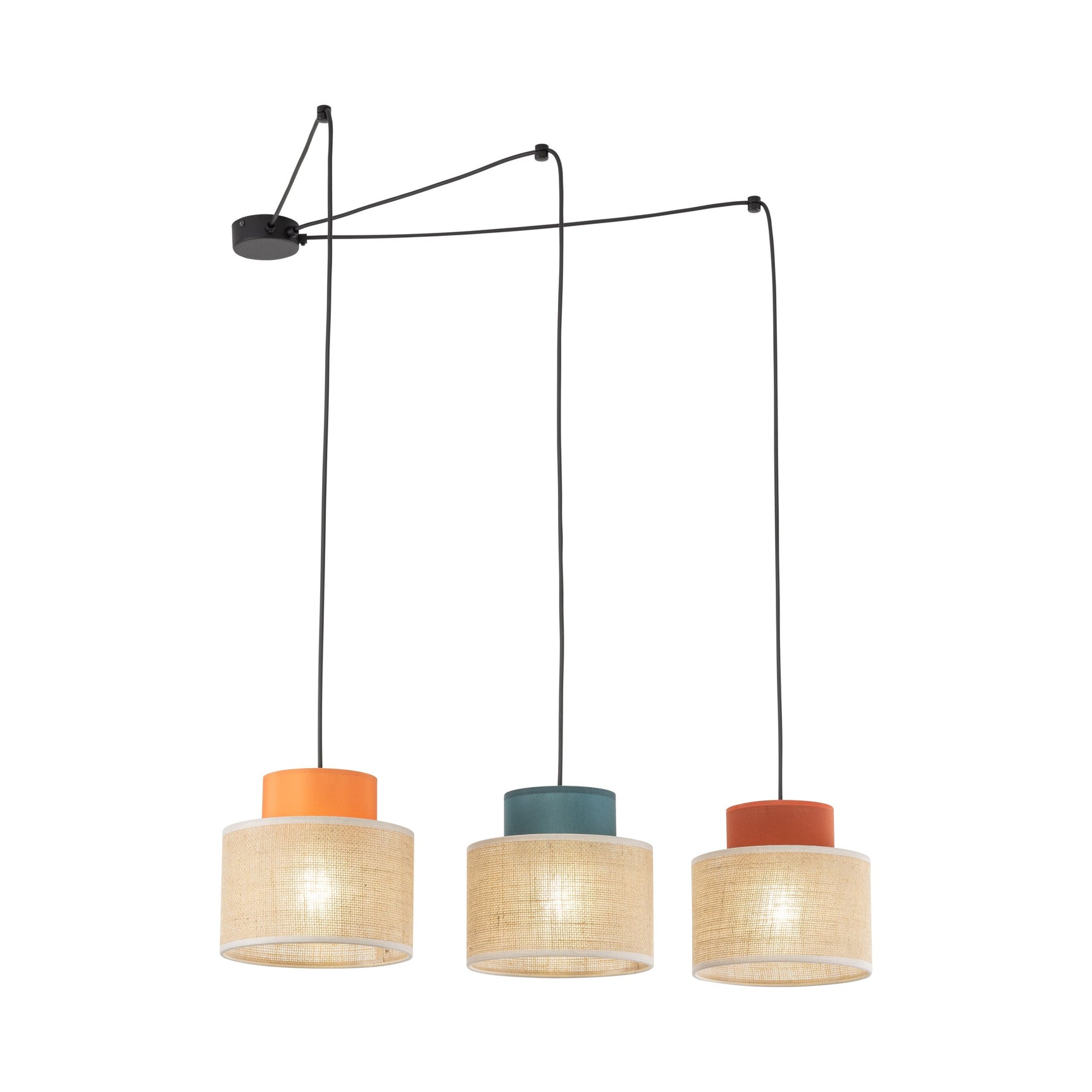 DUO Jute Mix Natural Suspension Light 3