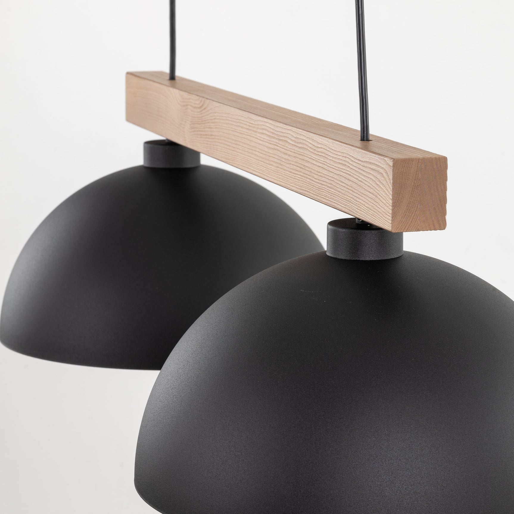 Signe Black Scandinavian Minimalist Pendant Ceiling Light for Kitchen Island & Dining Room