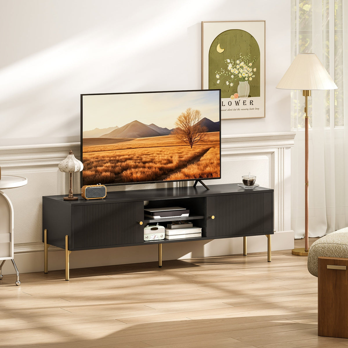 Harley TV Stand for TVs up to 65" - Black