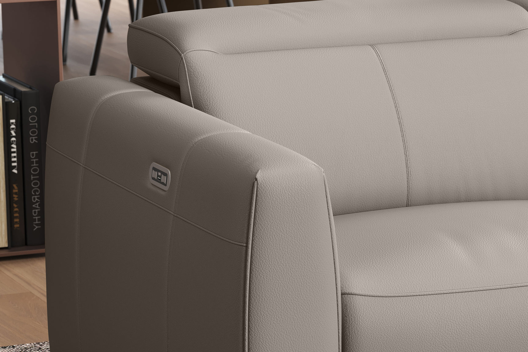 Carmen Leather Recliner Accent Chair