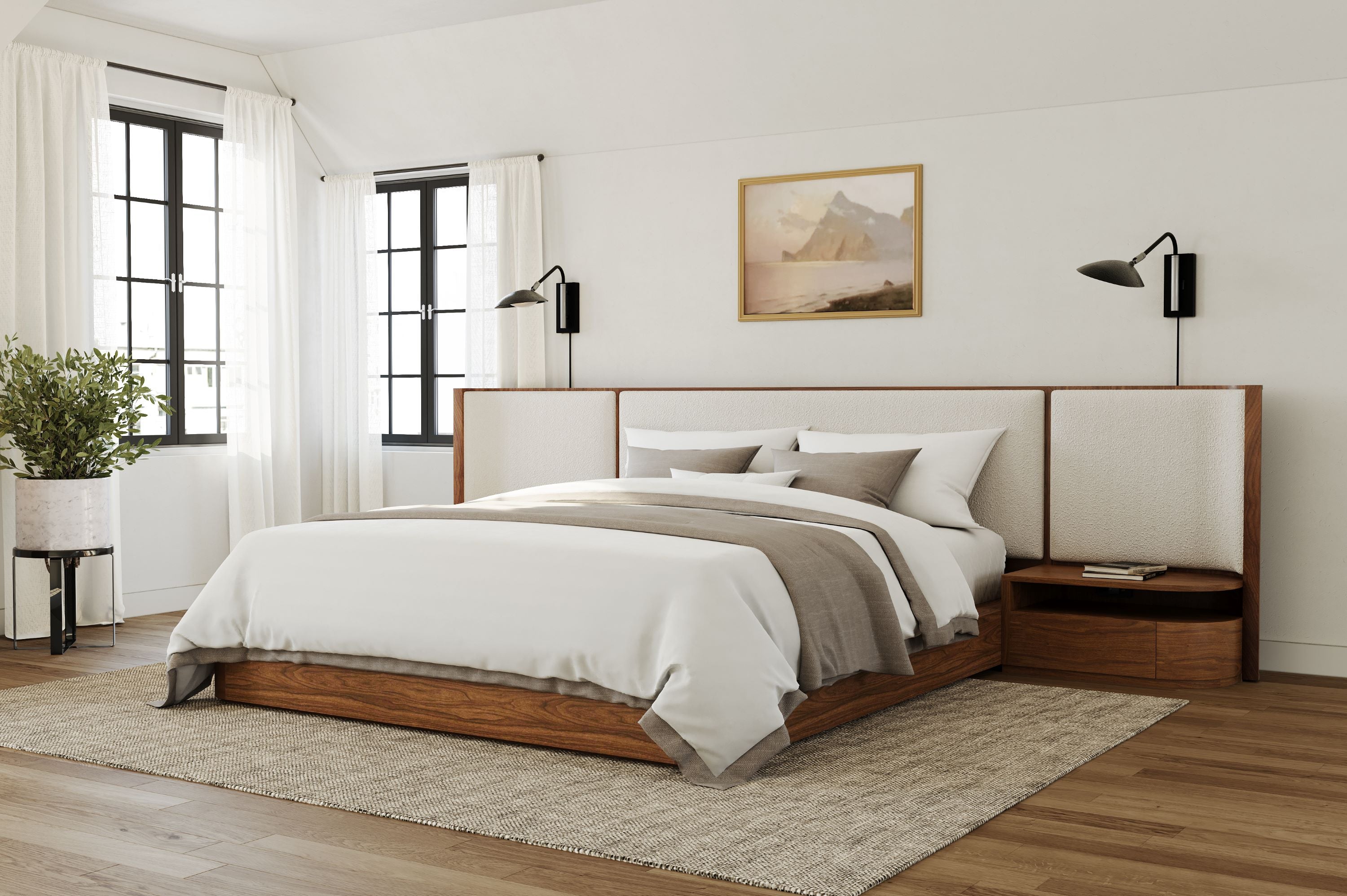Gianna Wood Bed Frame