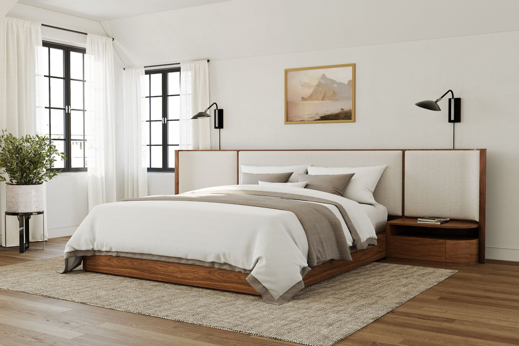 Gianna Wood Bed Frame