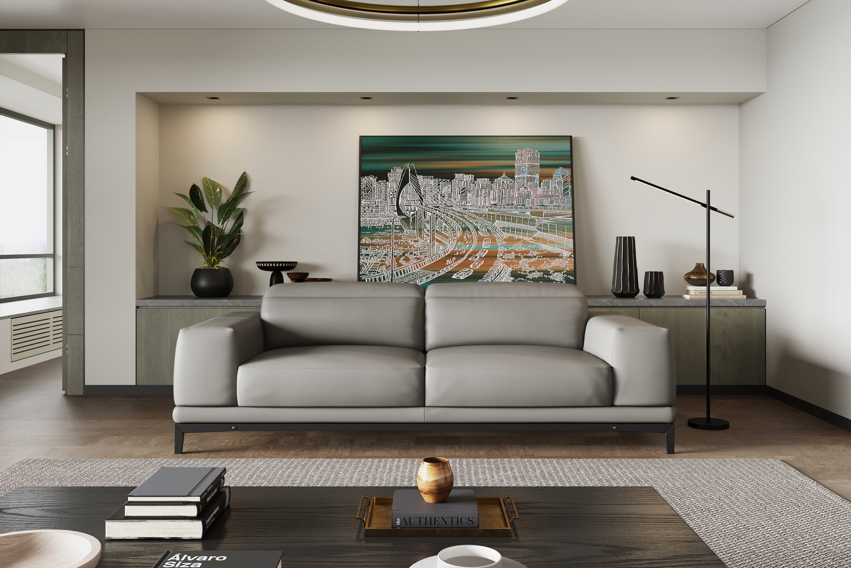 Valletta Leather Sofa