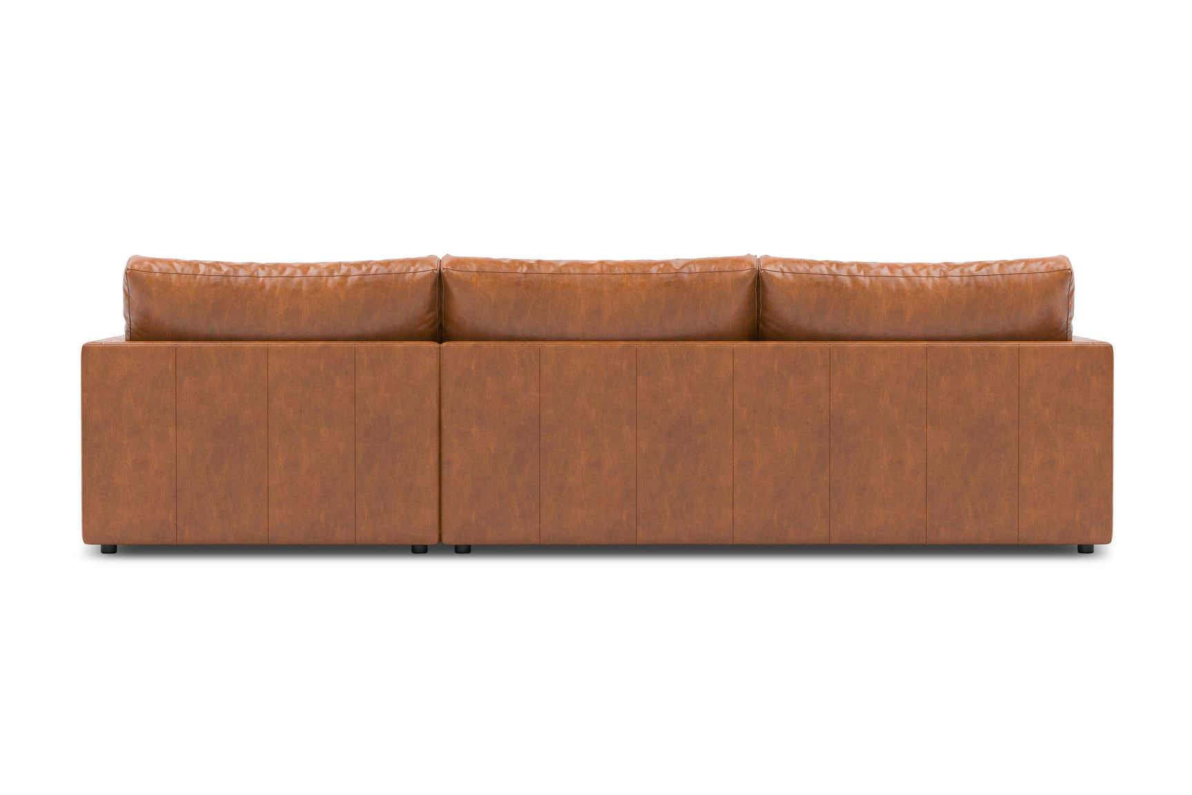Serena Leather Sectional Sofa