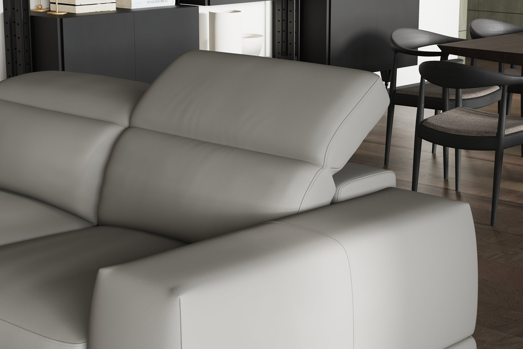 Valletta Leather Sectional Sofa