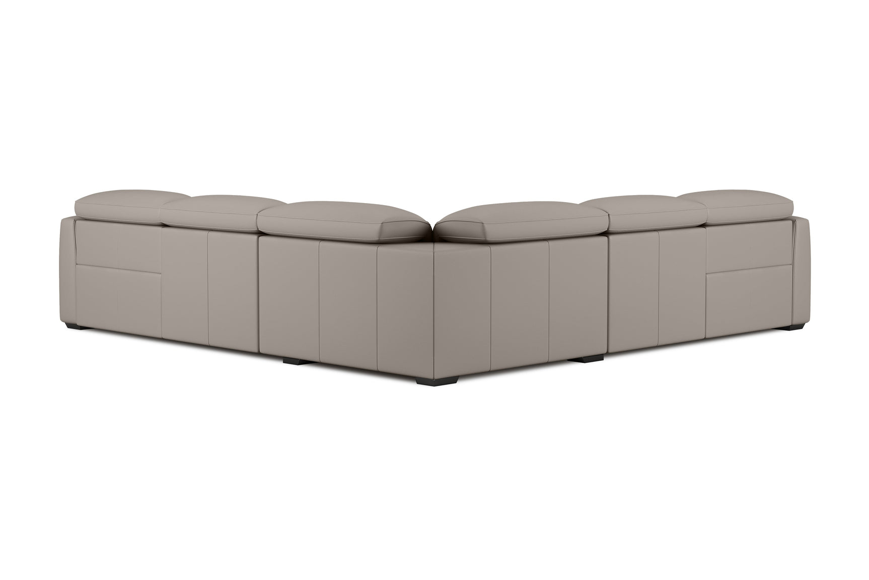 Carmen Leather Dual Recliner Corner Sectional