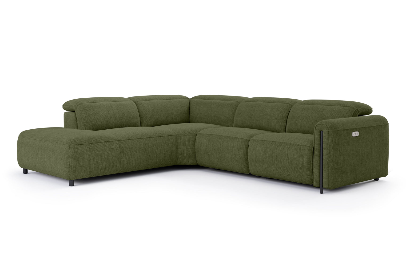 Octavia Fabric Reclining Corner Sectional Cloud Sofa