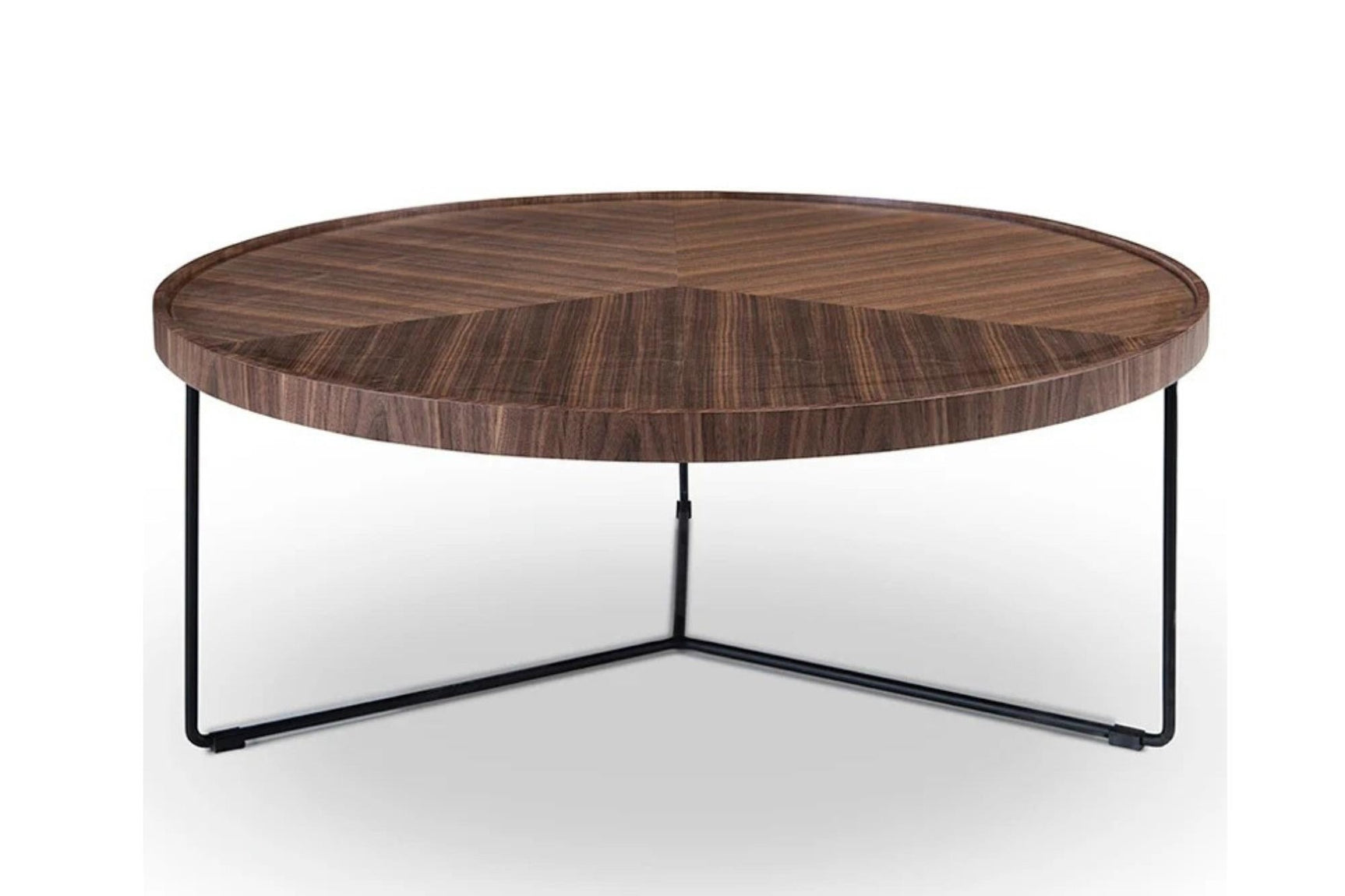 Sabine Walnut Wood Coffee Table