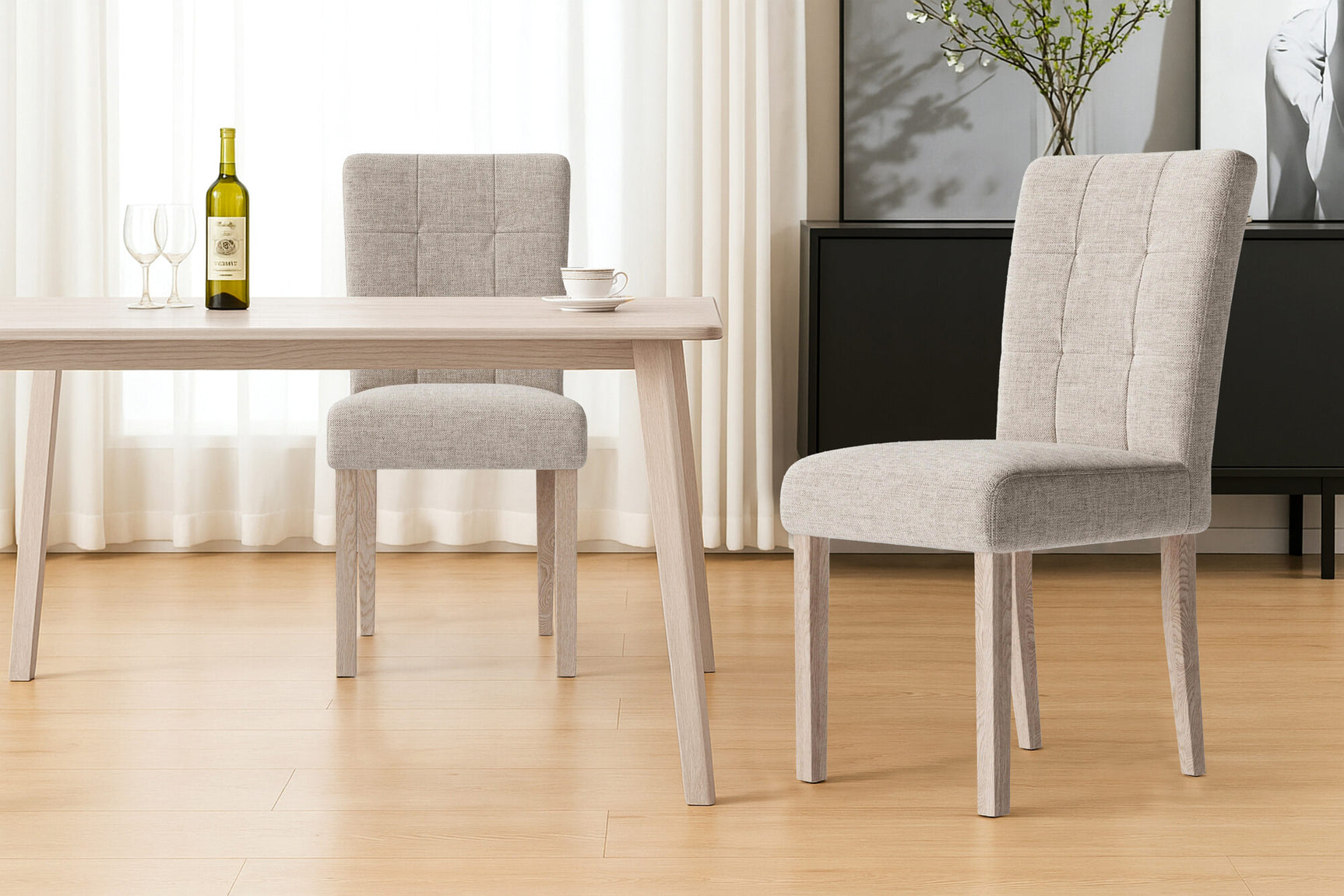 Adelina Fabric Dining Chair (Set of 2)