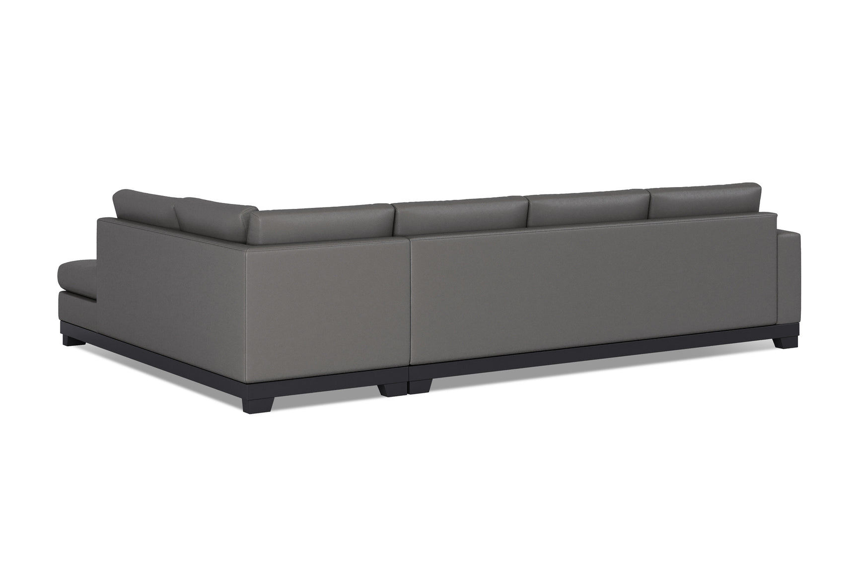 Aine Leather Corner Sectional Sofa