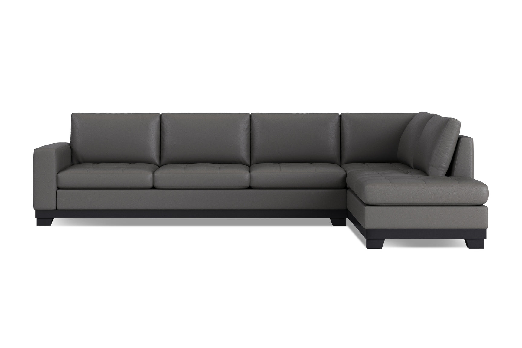 Aine Leather Corner Sectional Sofa