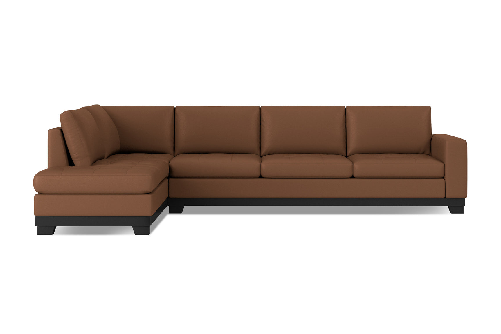 Aine Leather Corner Sectional Sofa