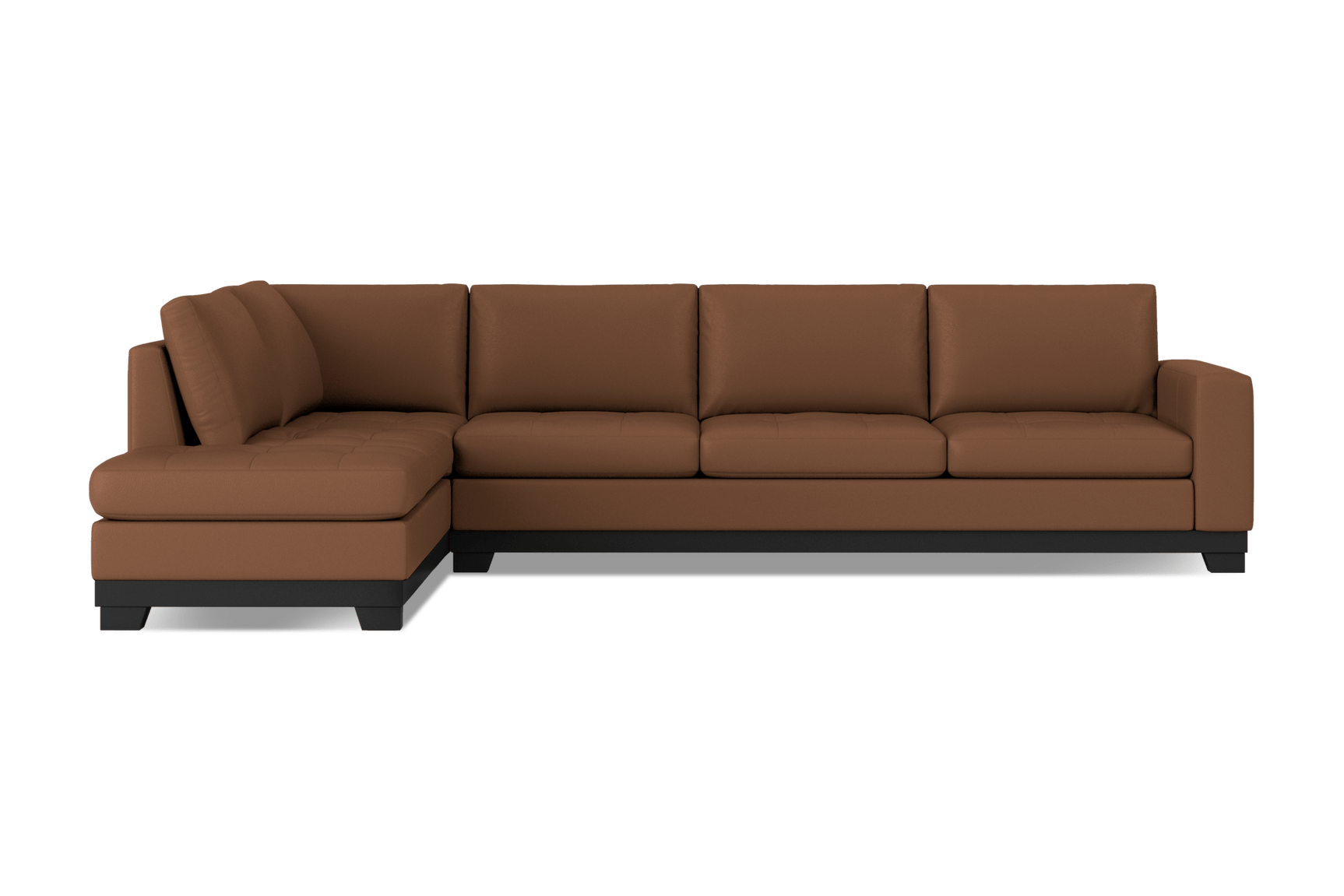 Aine Leather Corner Sectional Sofa