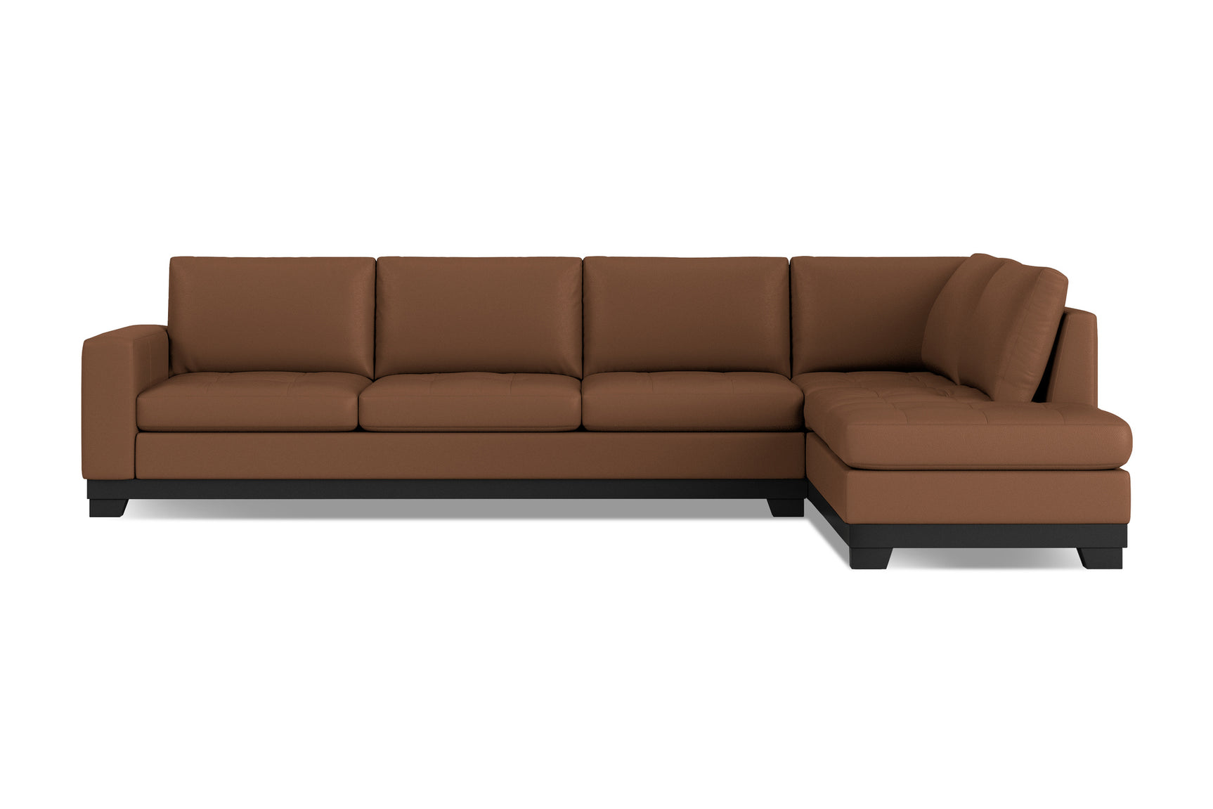 Aine Leather Corner Sectional Sofa