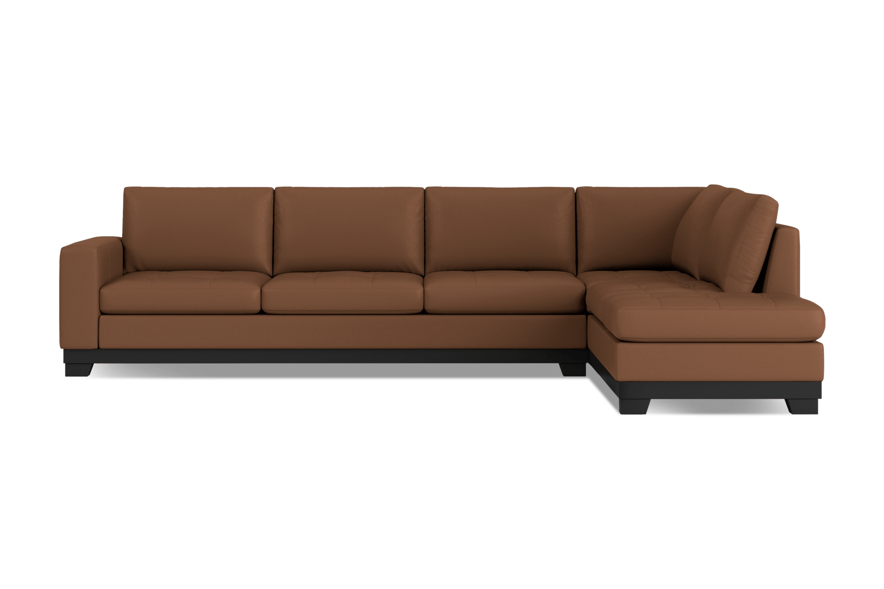 Aine Leather Corner Sectional Sofa