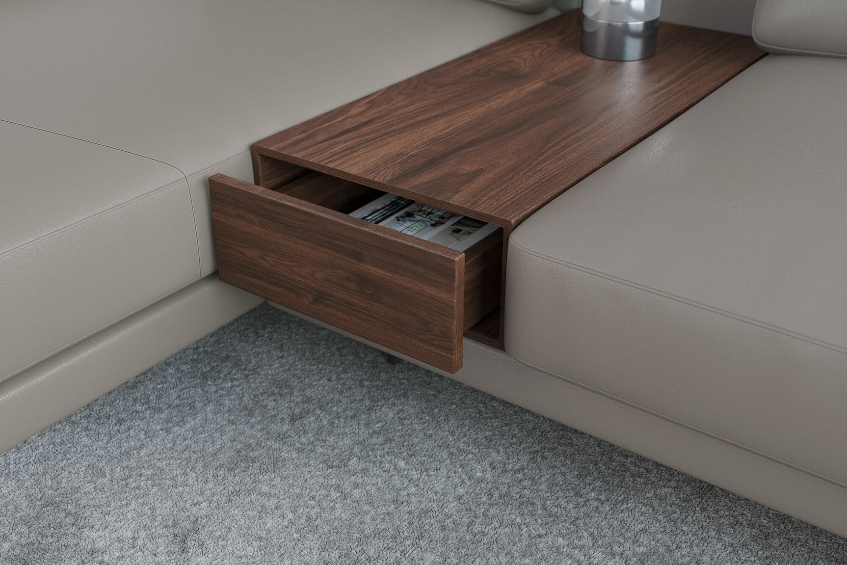 Alessandro Leather Modular Sectional Sofa