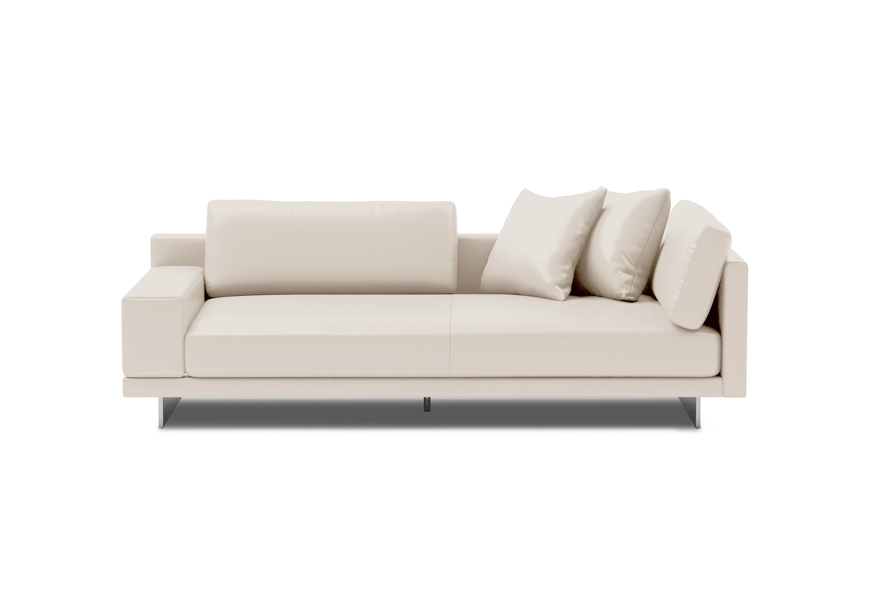 Alessandro Leather Loveseat Sofa