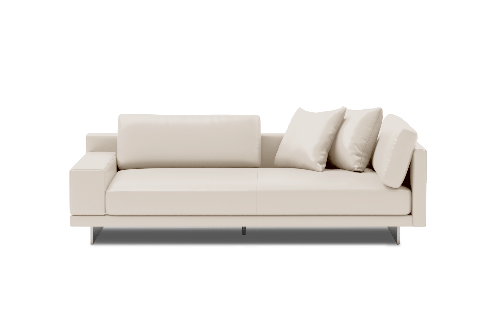 Alessandro Leather Loveseat Sofa
