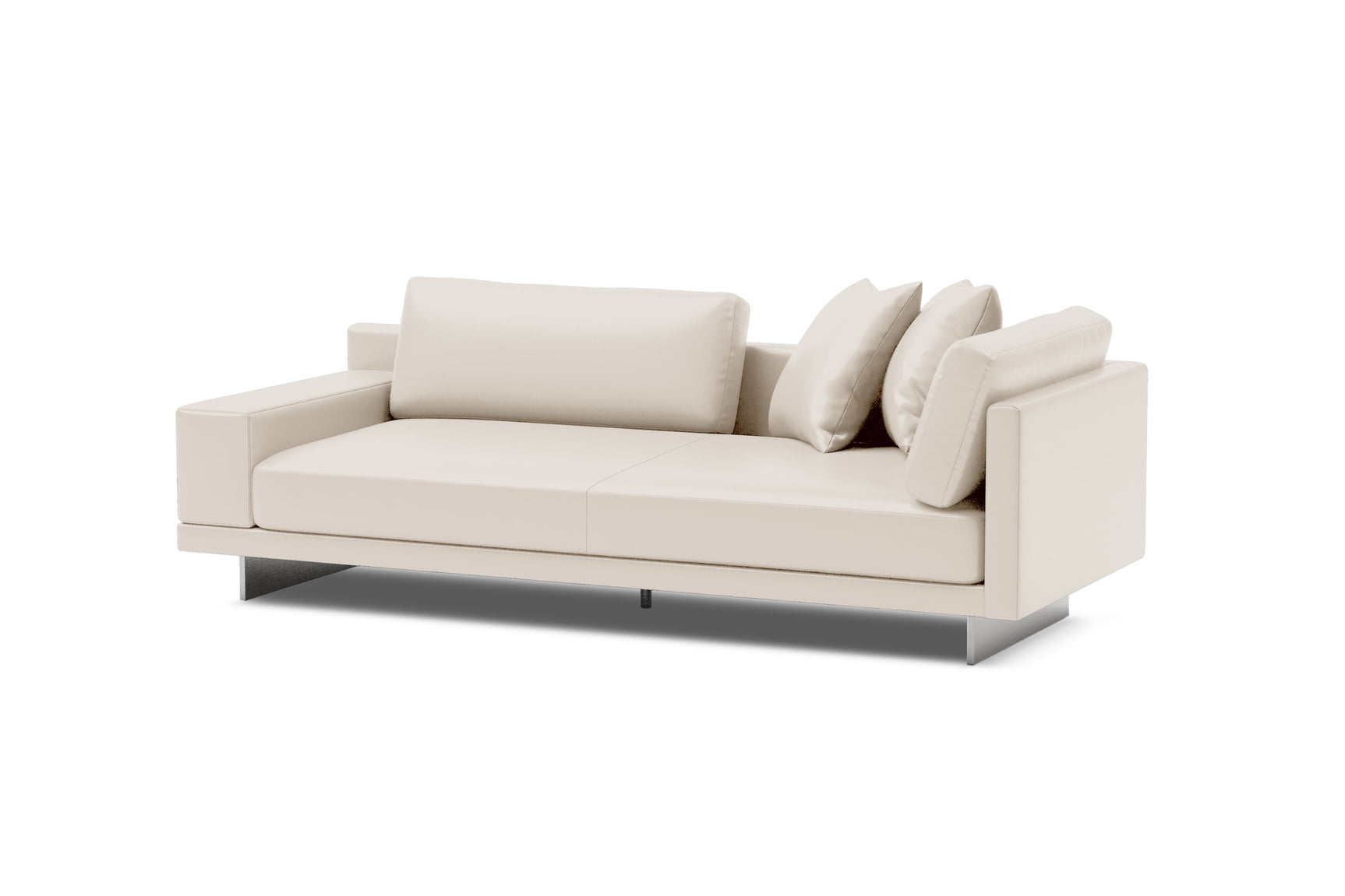Alessandro Leather Loveseat Sofa