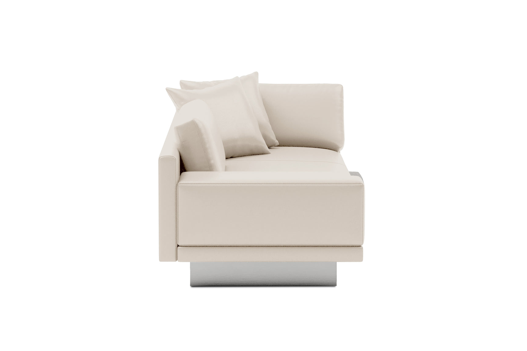 Alessandro Leather Loveseat Sofa