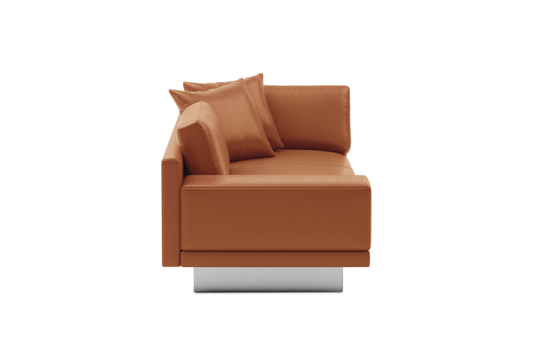 Alessandro Leather Loveseat Sofa