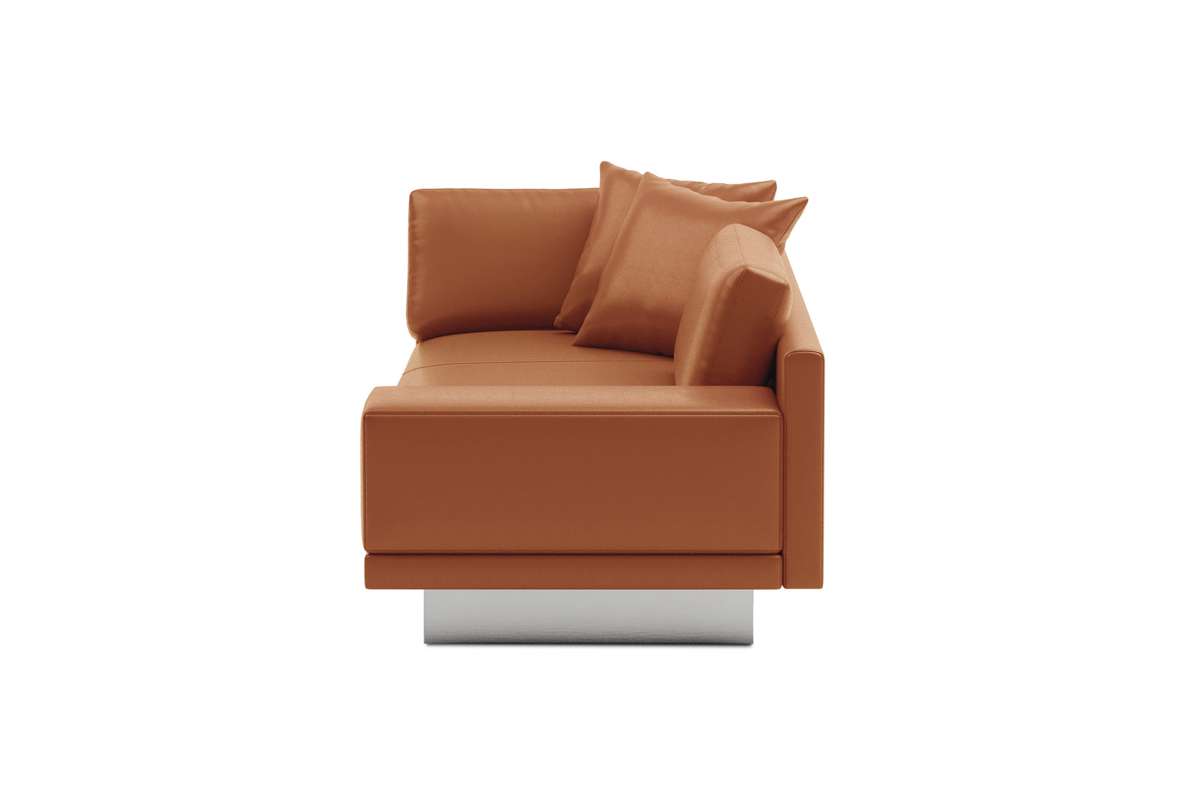 Alessandro Leather Loveseat Sofa