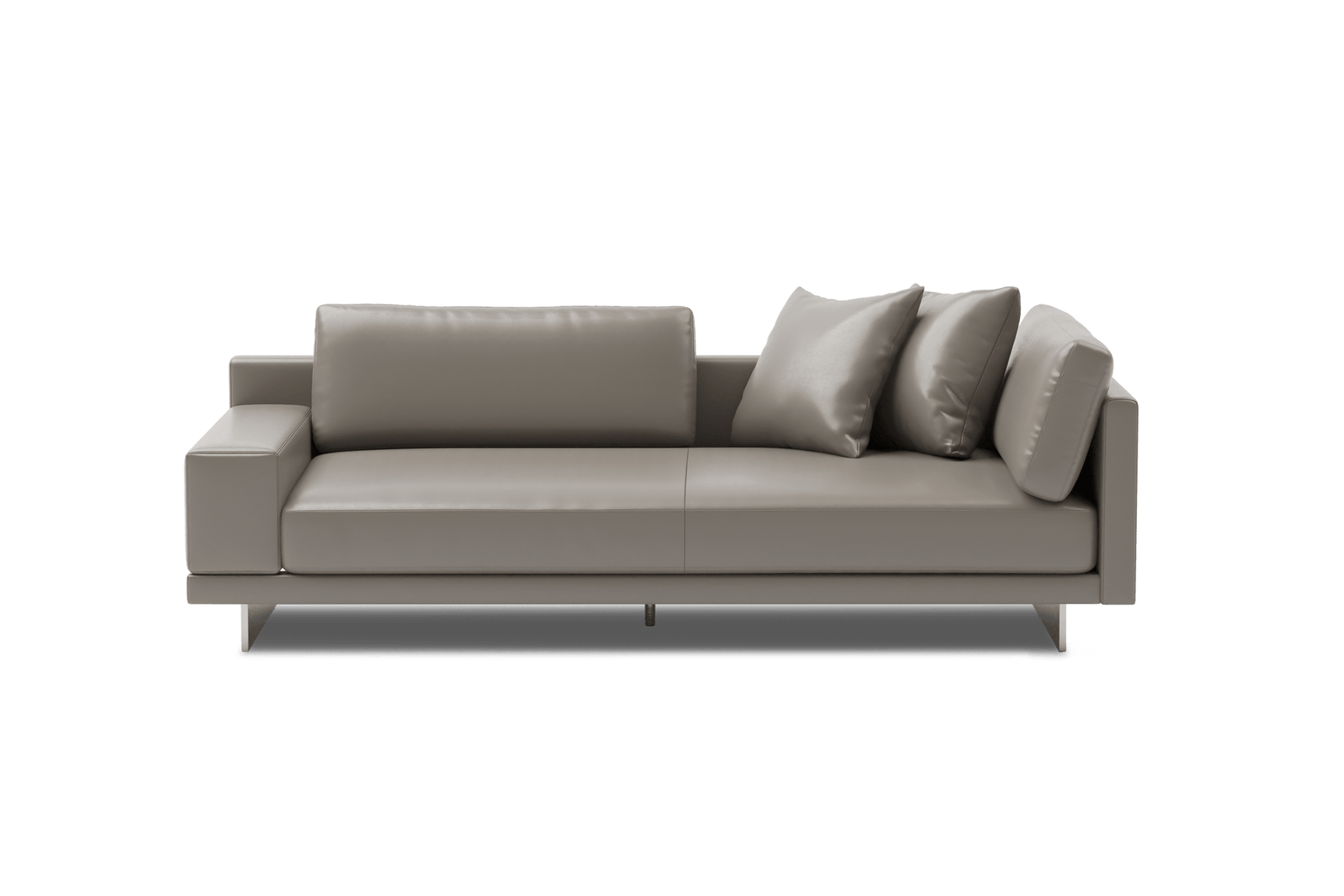 Alessandro Leather Loveseat Sofa
