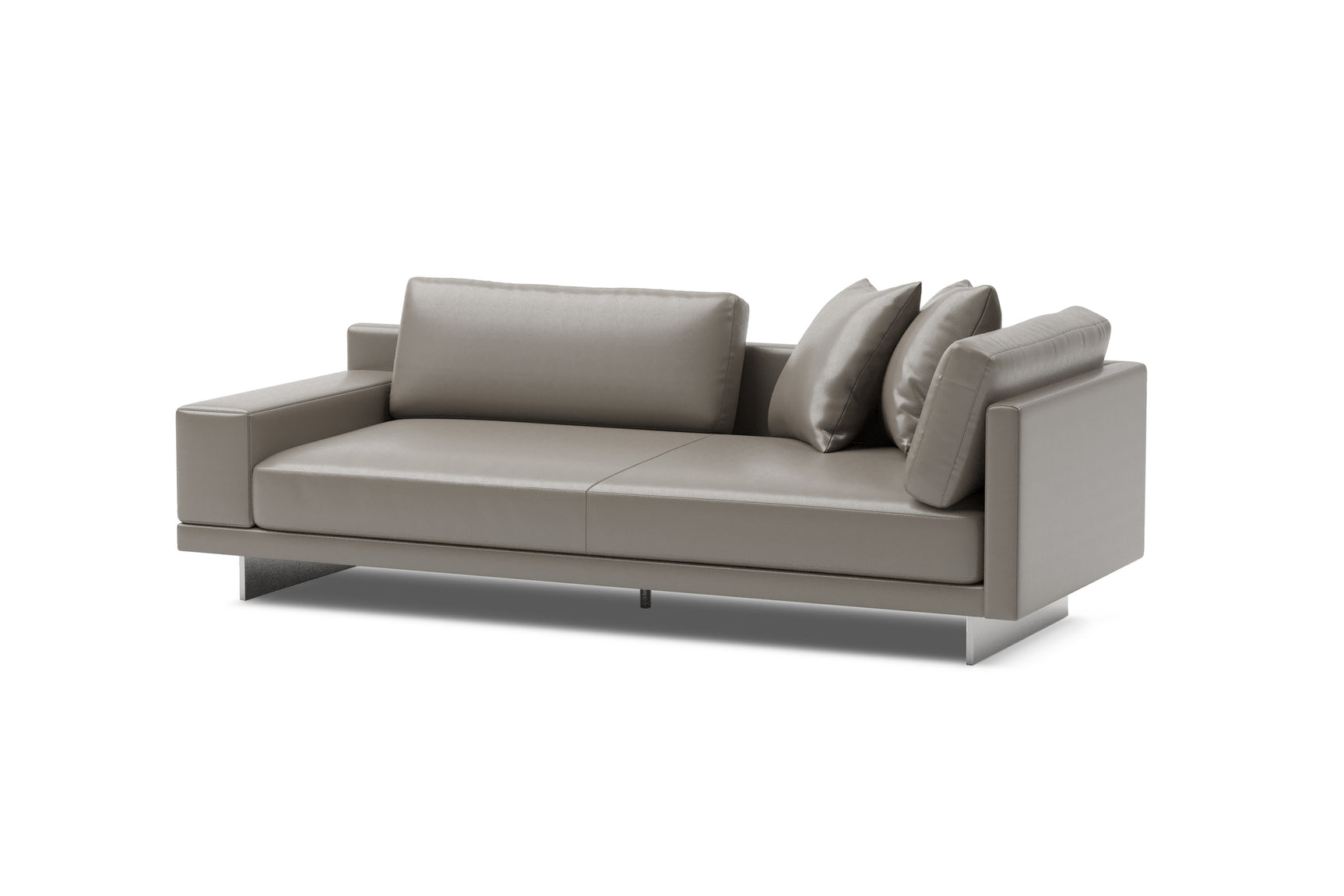 Alessandro Leather Loveseat Sofa