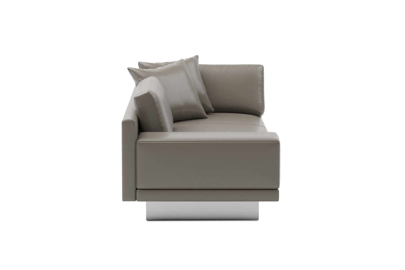 Alessandro Leather Loveseat Sofa