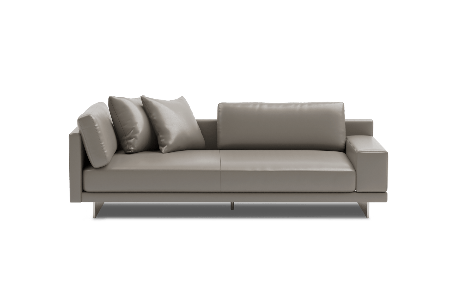 Alessandro Leather Loveseat Sofa