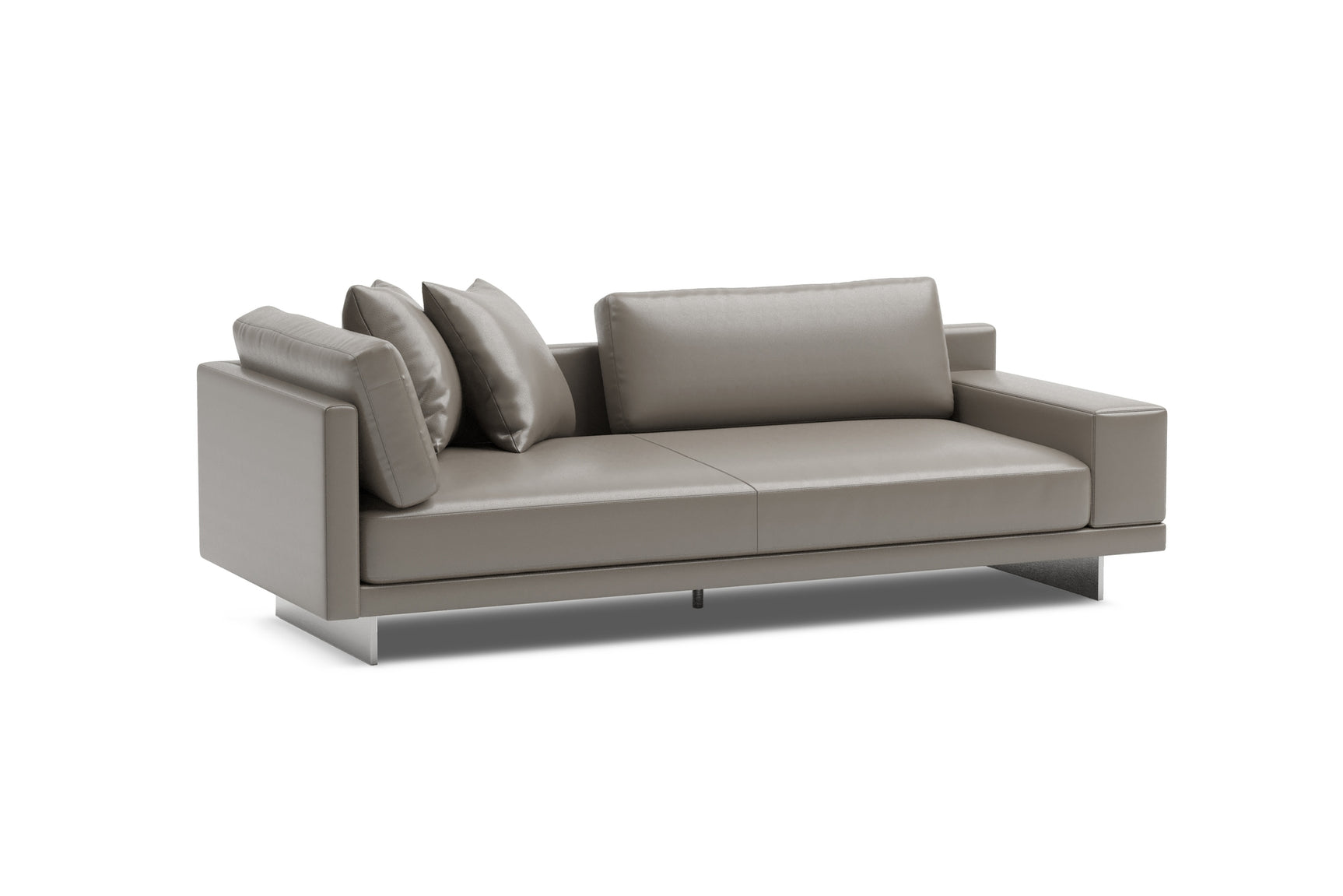 Alessandro Leather Loveseat Sofa