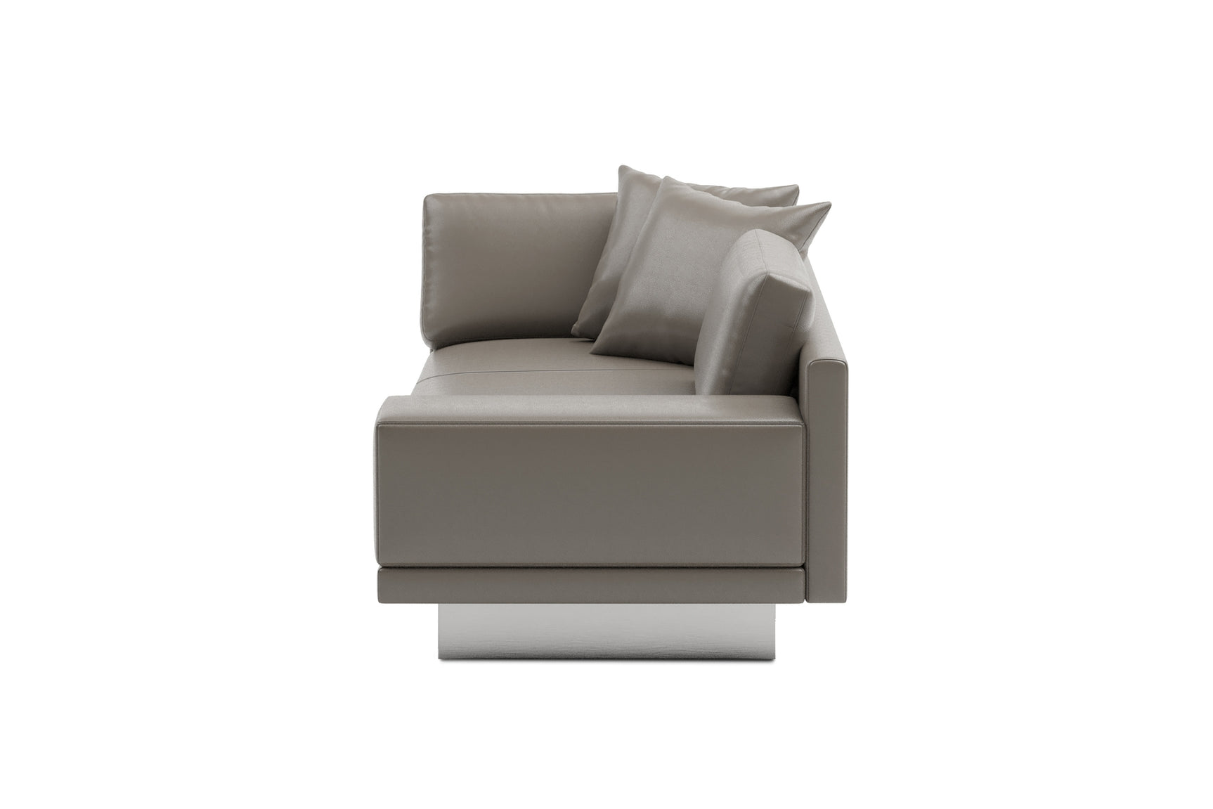 Alessandro Leather Loveseat Sofa