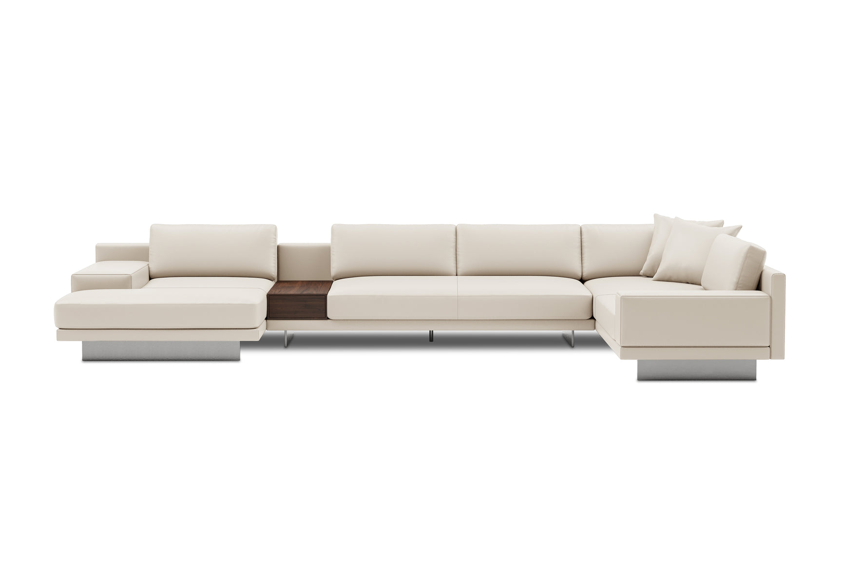Alessandro Leather Modular Sectional Sofa