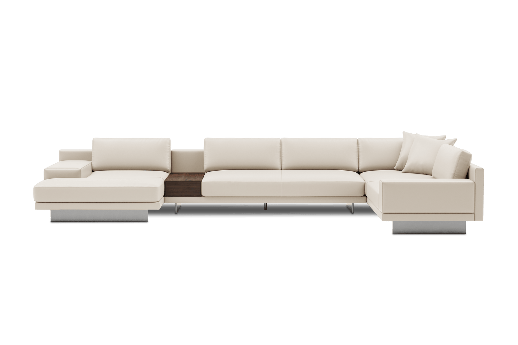 Alessandro Leather Modular Sectional Sofa