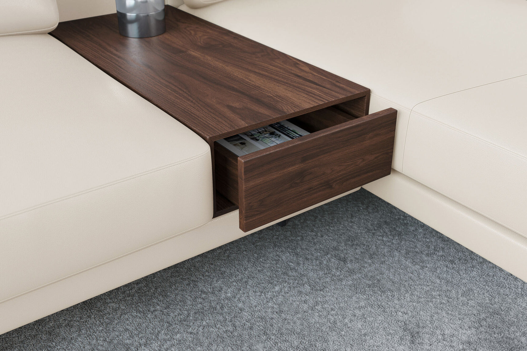 Alessandro Leather Modular Sectional Sofa