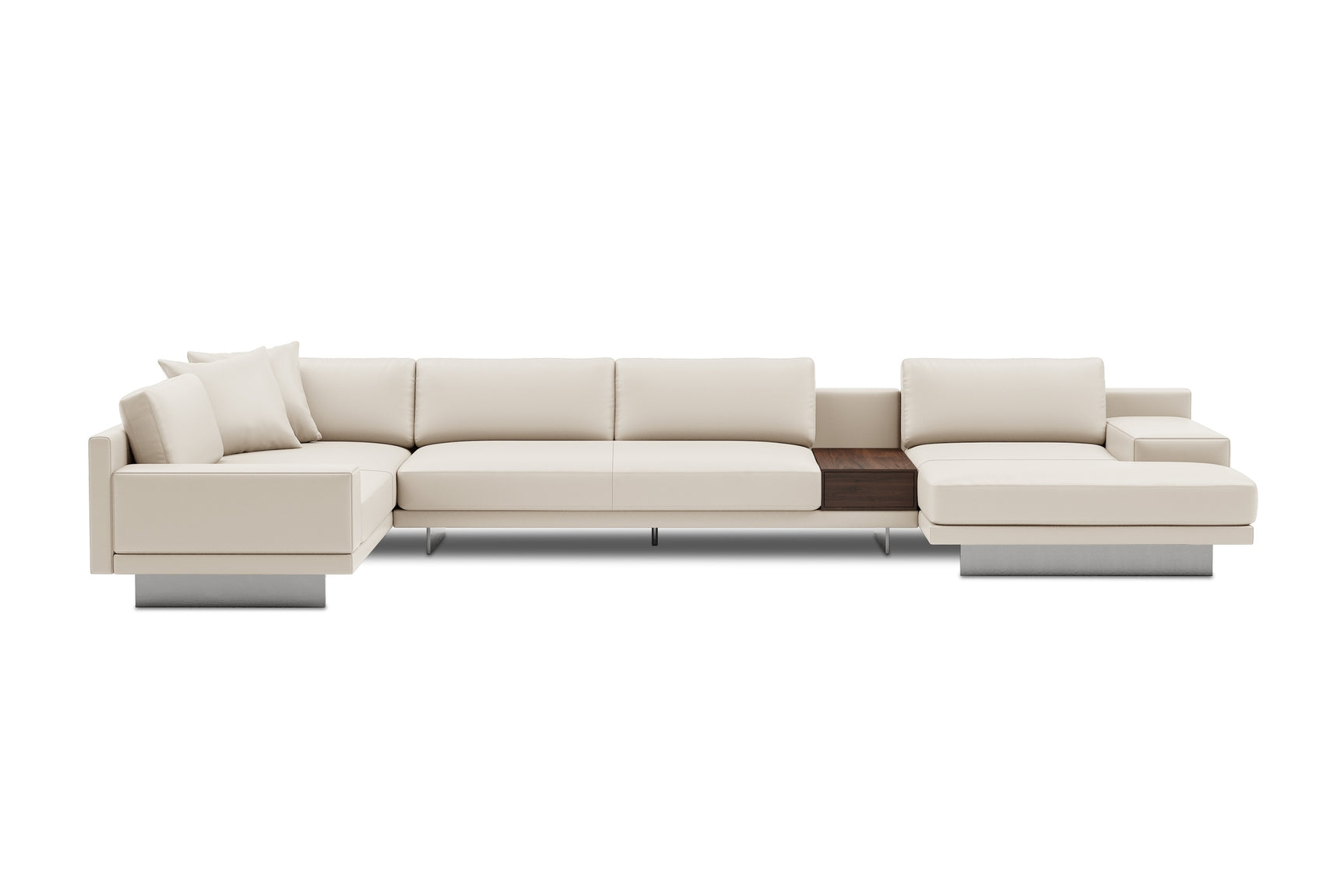 Alessandro Leather Modular Sectional Sofa