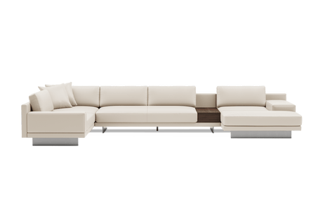 Alessandro Leather Modular Sectional Sofa