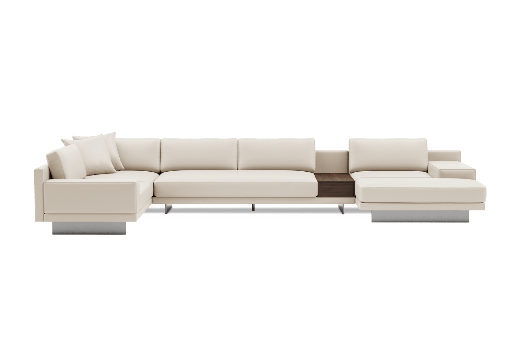 Alessandro Leather Modular Sectional Sofa
